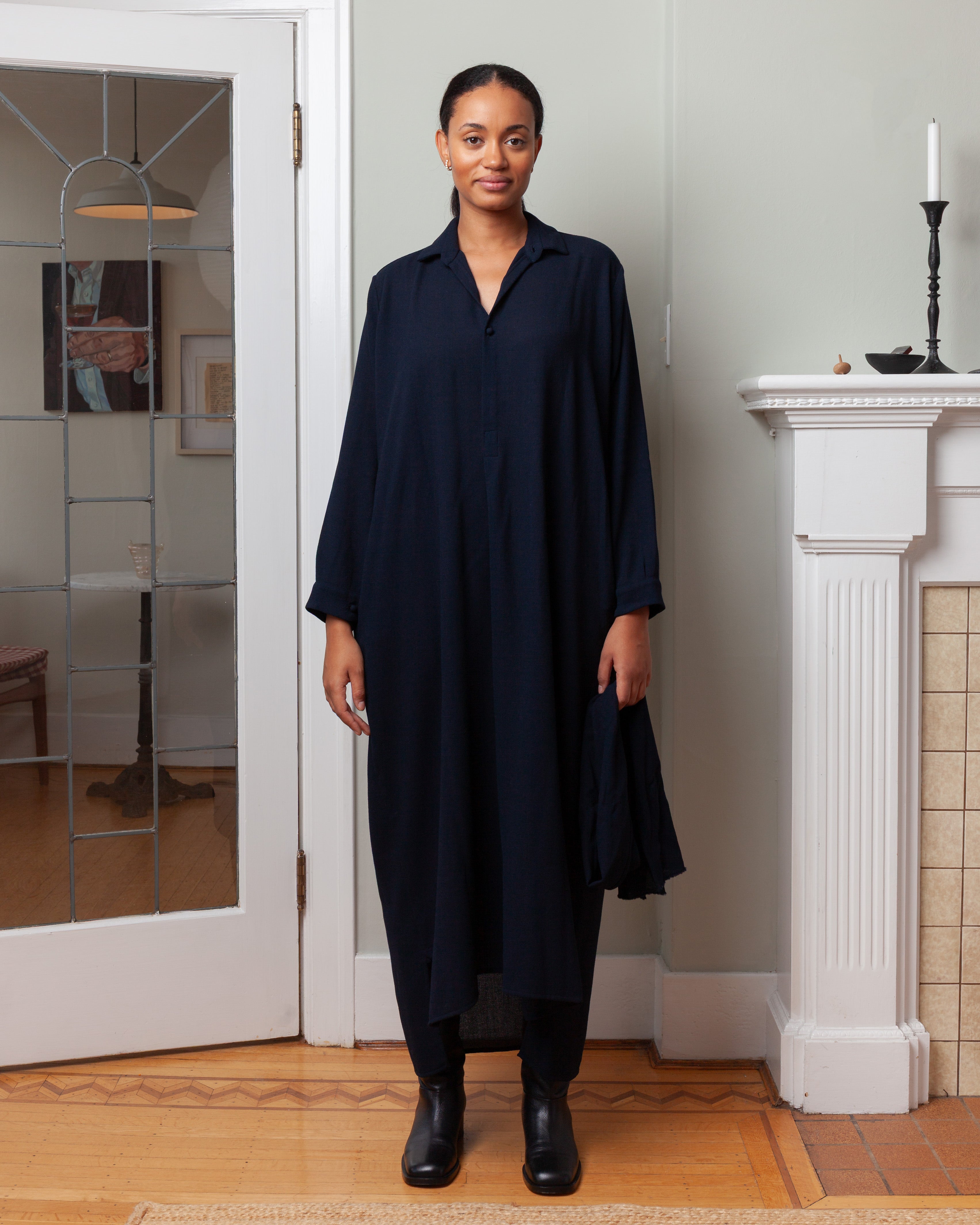 Daniela Gregis-Jeroni Dress - Navy Blue-Dresses-Boboli-Vancouver-Canada