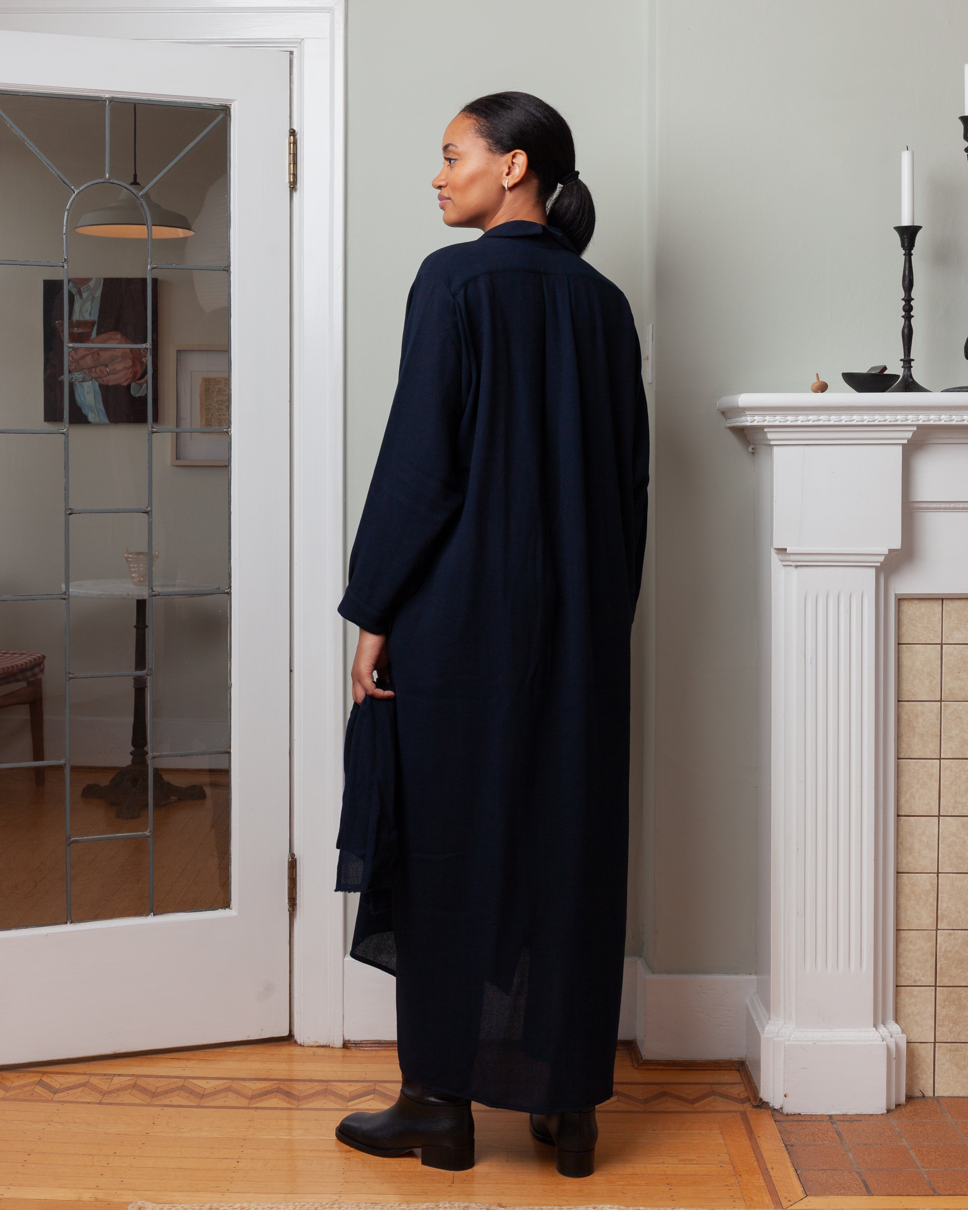 Daniela Gregis-Jeroni Dress - Navy Blue-Dresses-Boboli-Vancouver-Canada