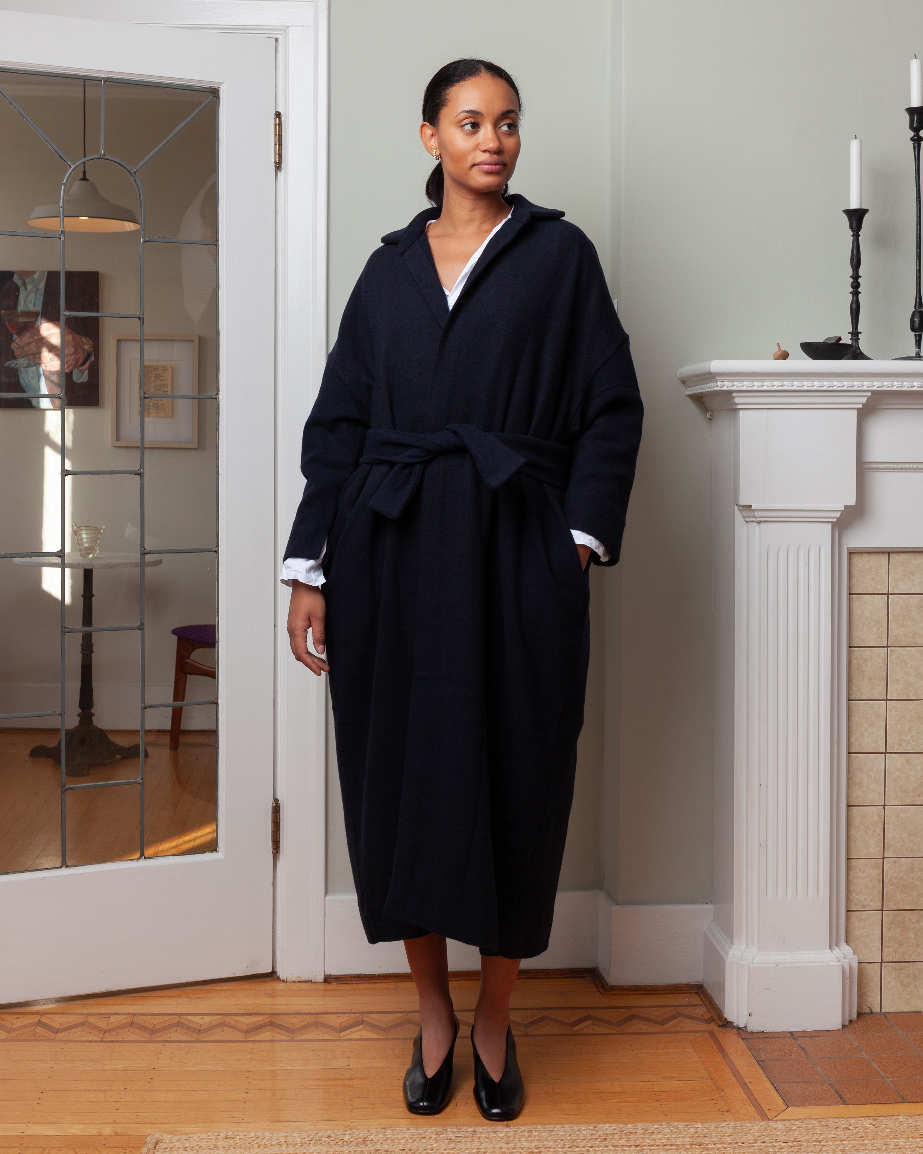 Daniela Gregis-Coat - Navy Blue-Coats-Boboli-Vancouver-Canada