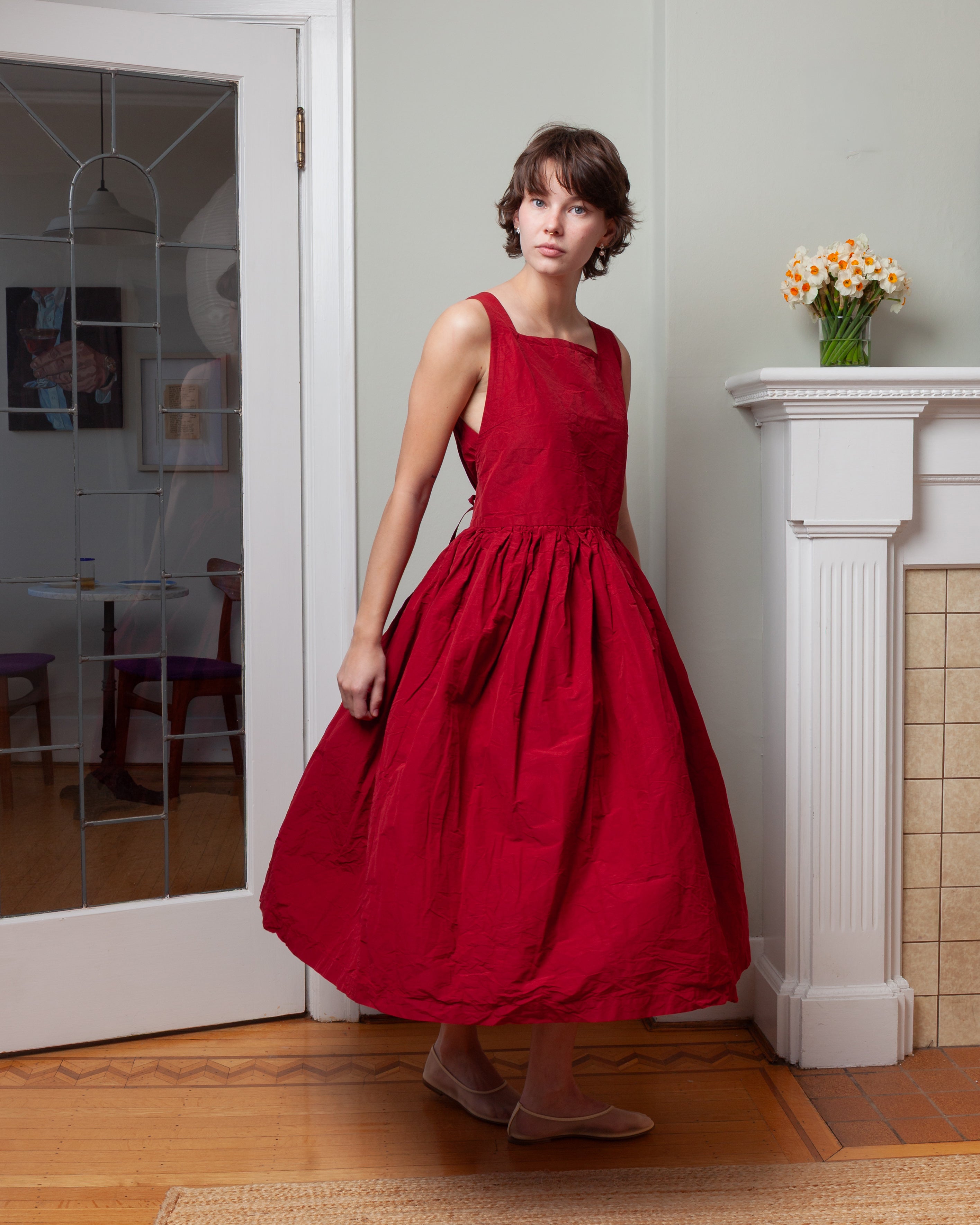 Casey Casey-Nina Dress - Heavy Taffeta - Cuore-Dresses-Boboli-Vancouver-Canada