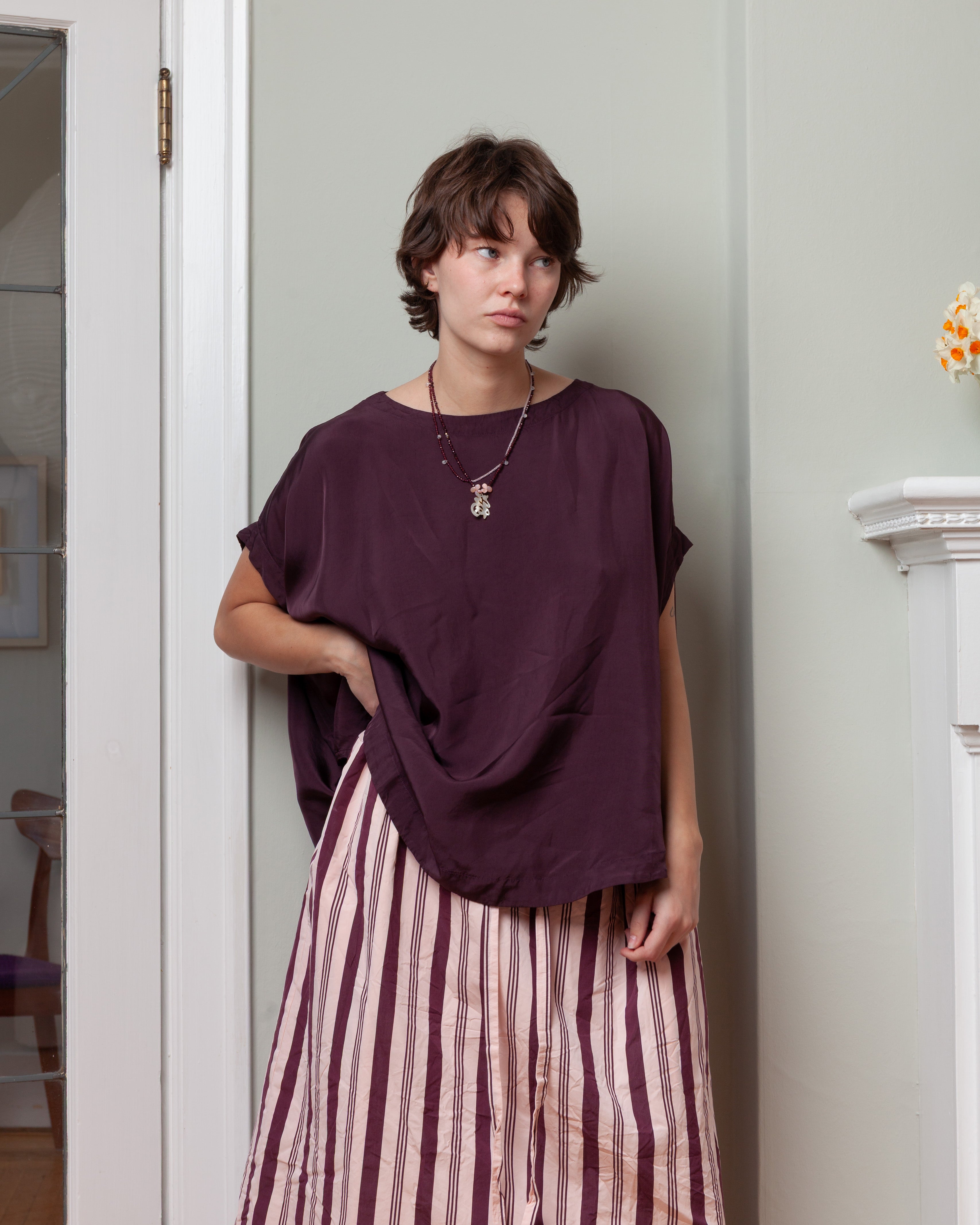 Francesca Top - Tulipy - Prunella