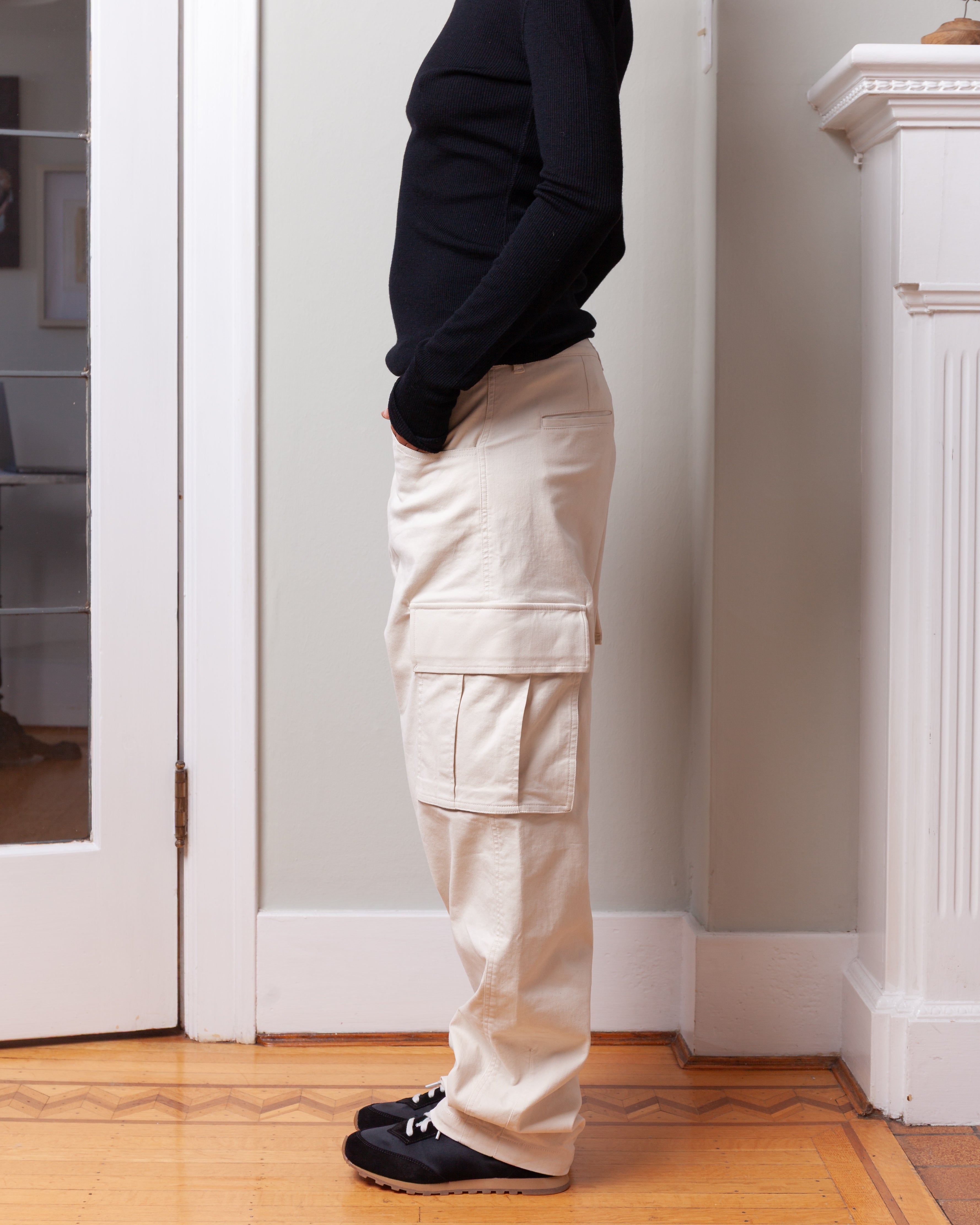 Vis A Vis-New Cargo Pants - Ivory-Pants-Boboli-Vancouver-Canada