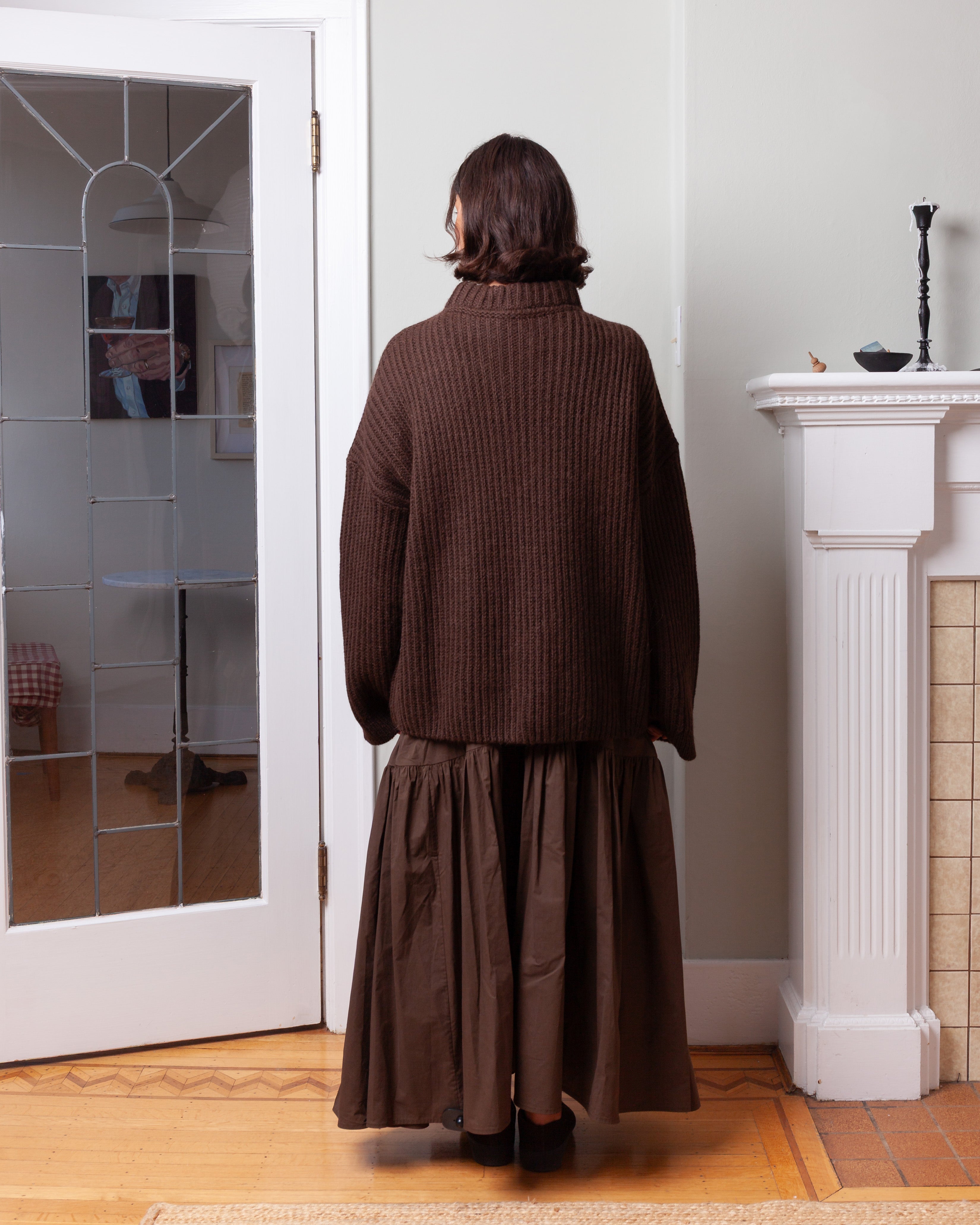 Cecilie Bahnsen-Belinda Jumper - Brown-Sweaters-Boboli-Vancouver-Canada