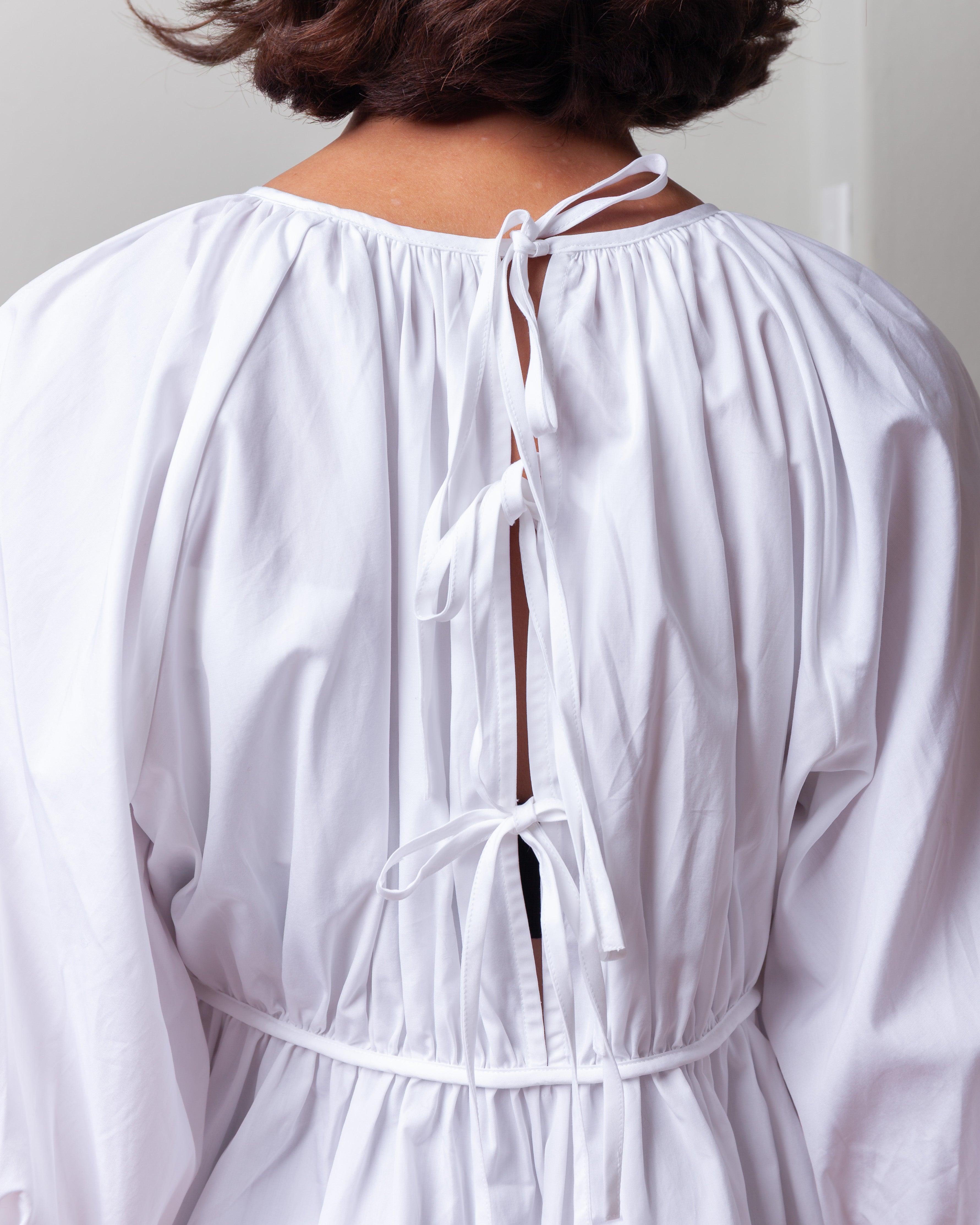Cecilie Bahnsen-Amo Top - White-Tops-Boboli-Vancouver-Canada