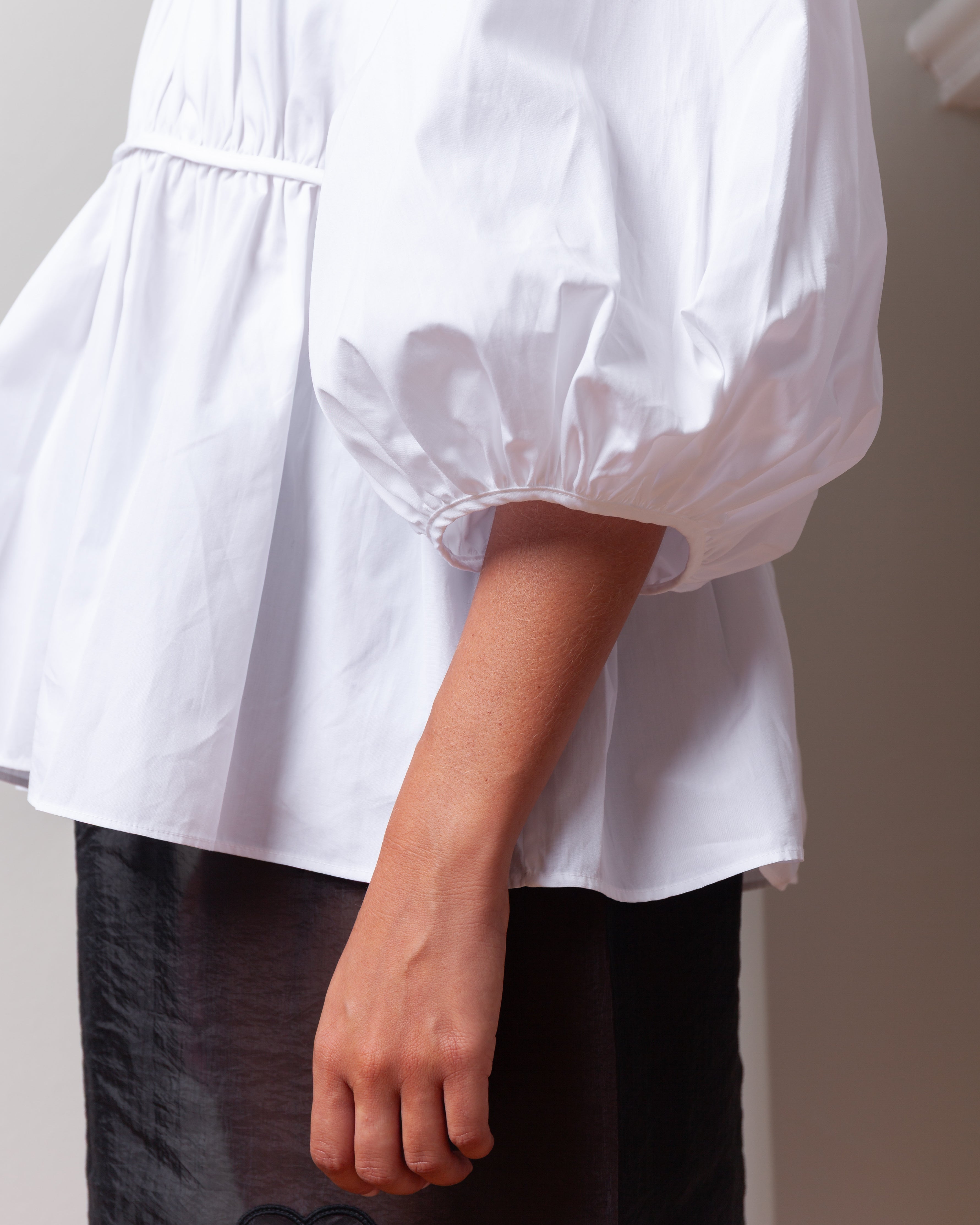 Cecilie Bahnsen-Amo Top - White-Tops-Boboli-Vancouver-Canada