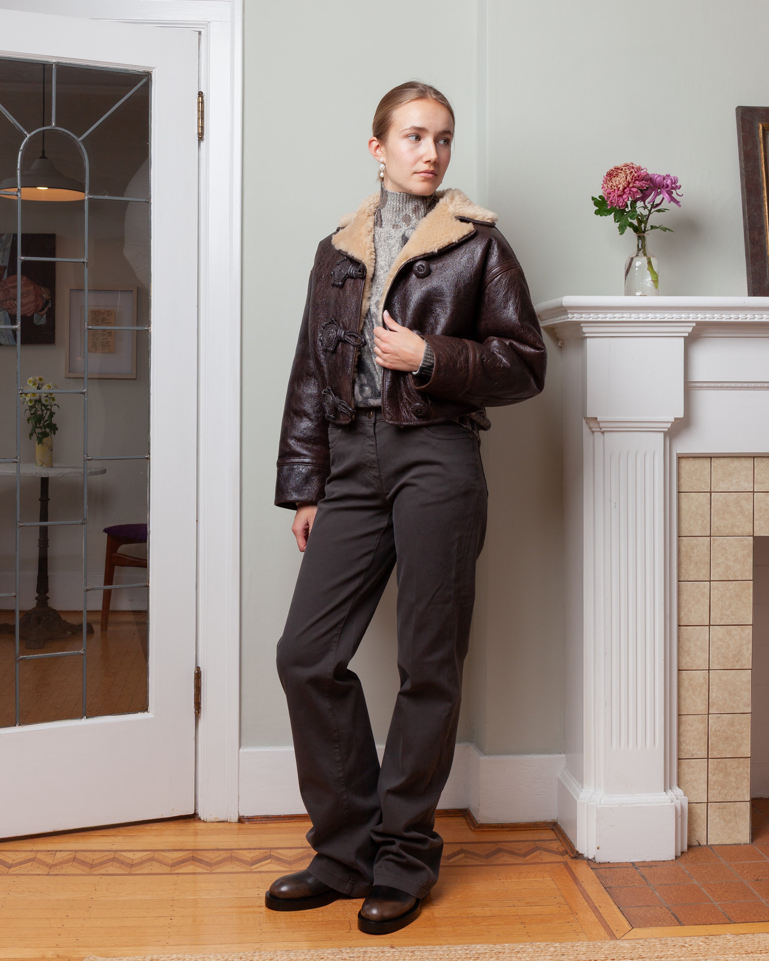 Boot Cut Jeans - Dark Grey