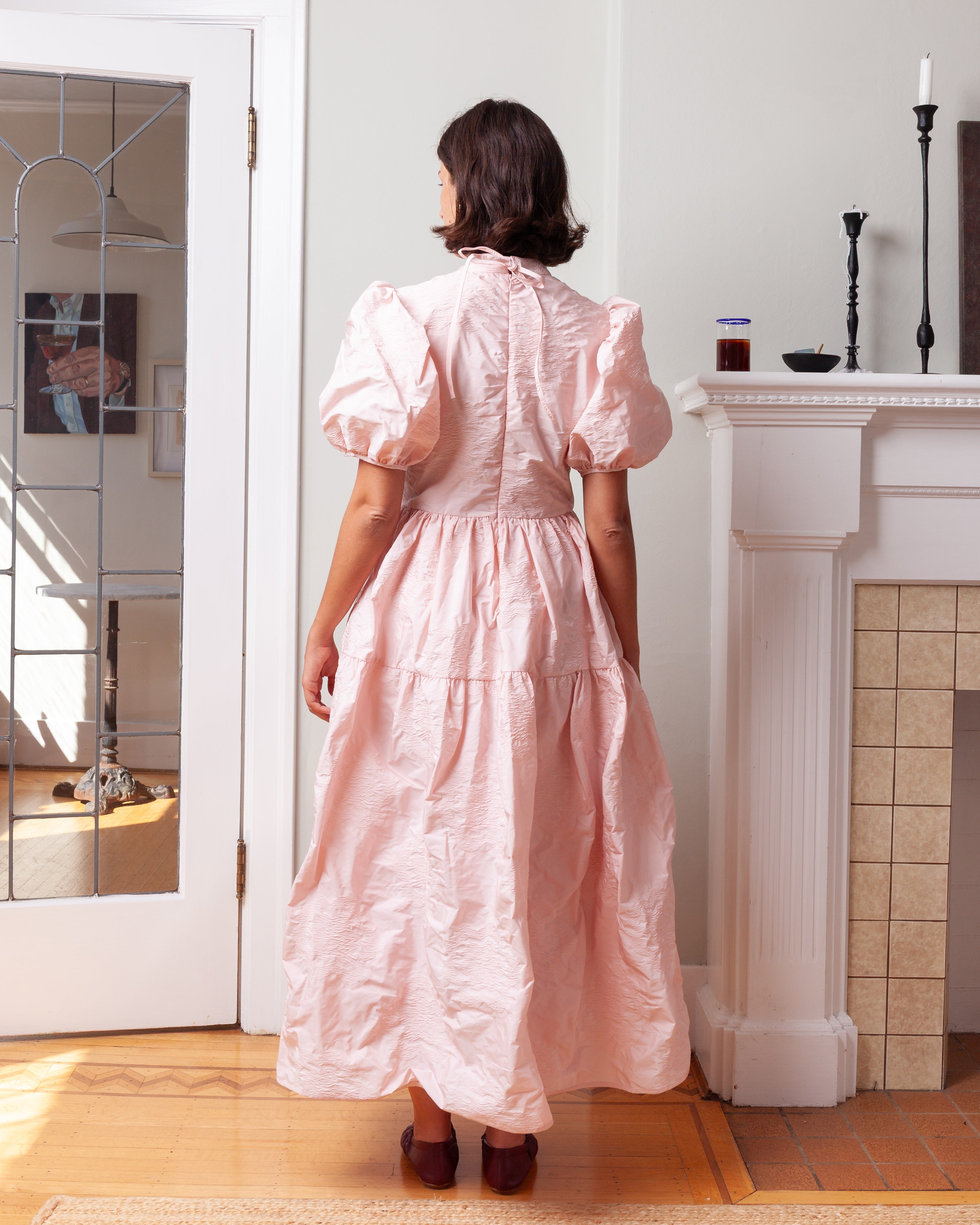 Cecilie Bahnsen-Kelly Dress - Blush Pink-Dresses-Boboli-Vancouver-Canada