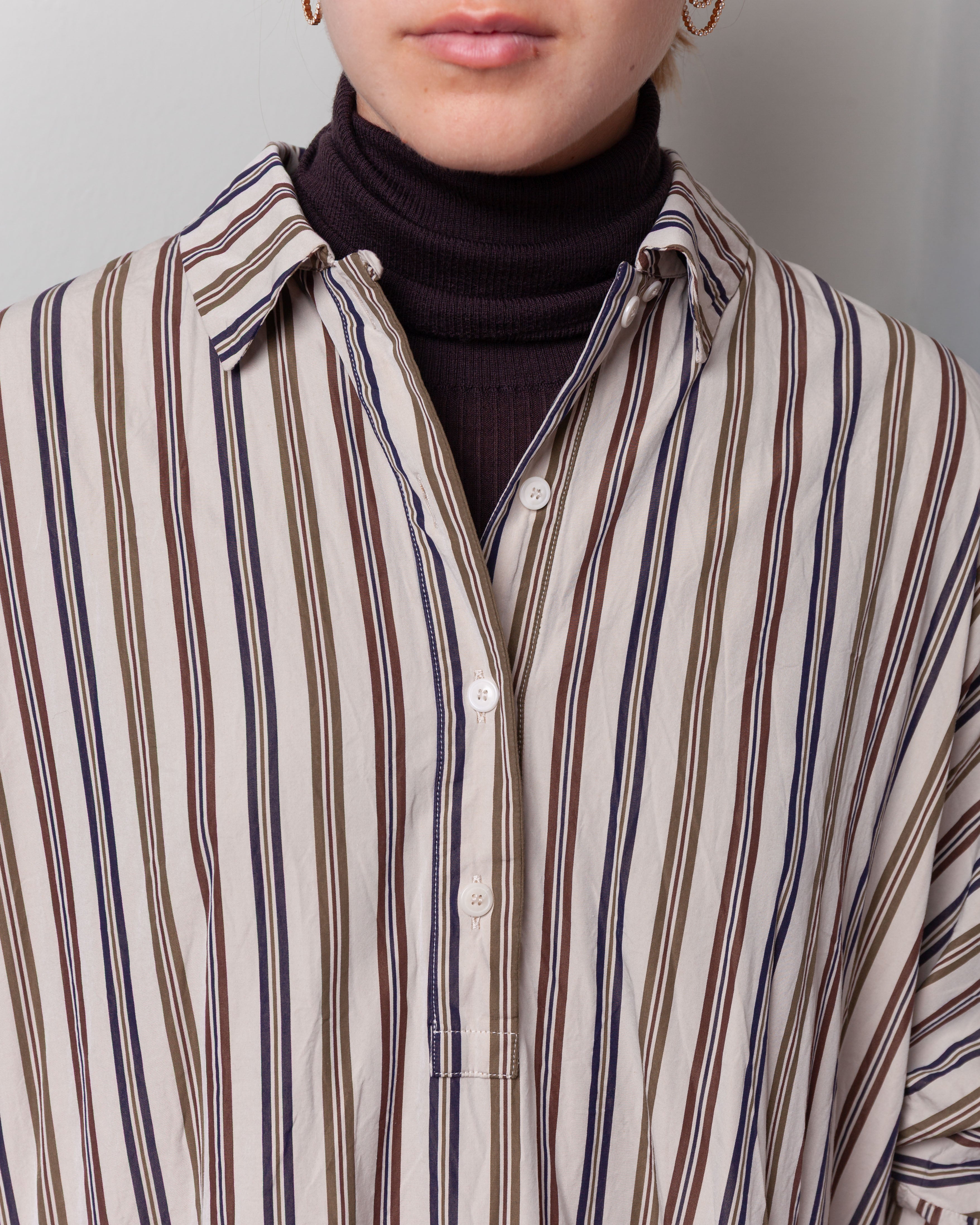 Saint Roch Dress - Paper Cot Stripe - As Is N°4