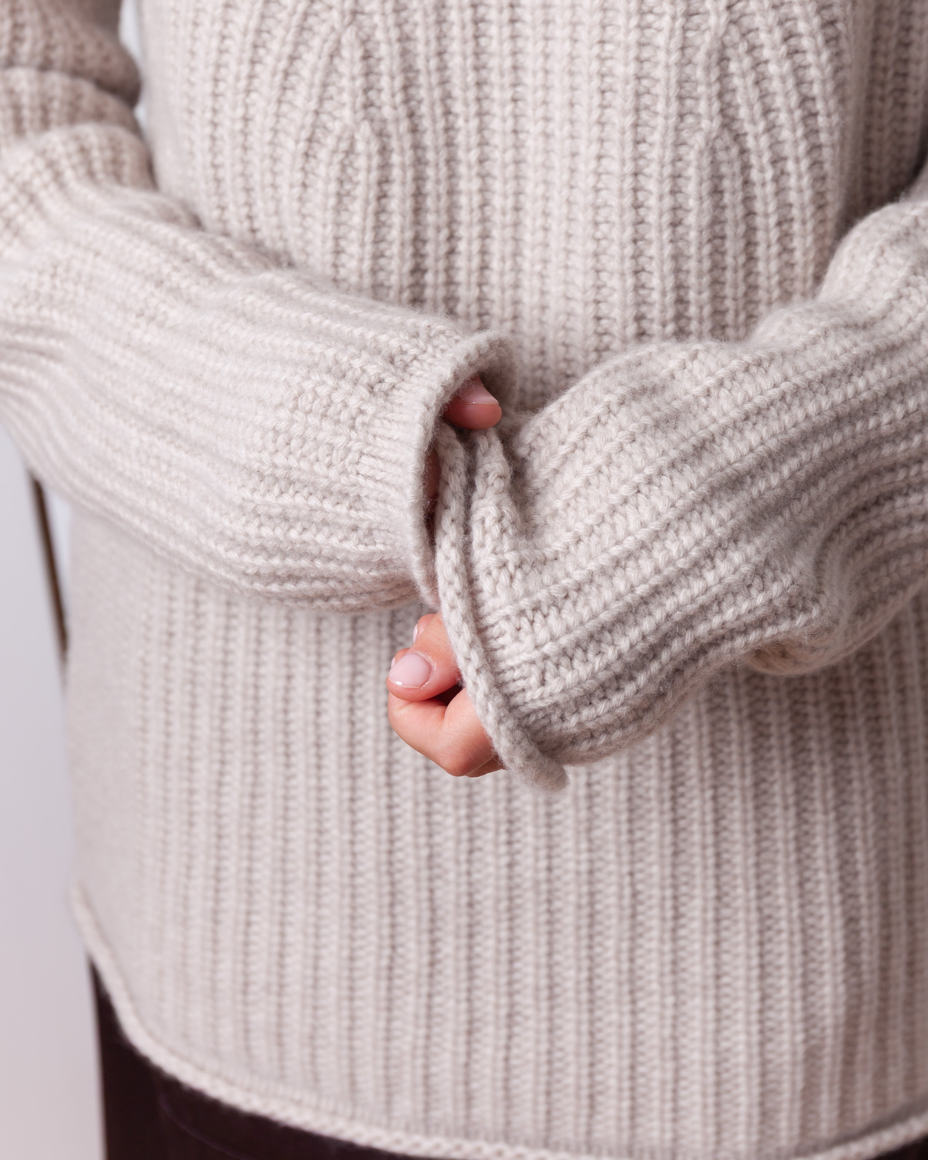 Pannocchia Jumper - Wooly 2 - Light Grey
