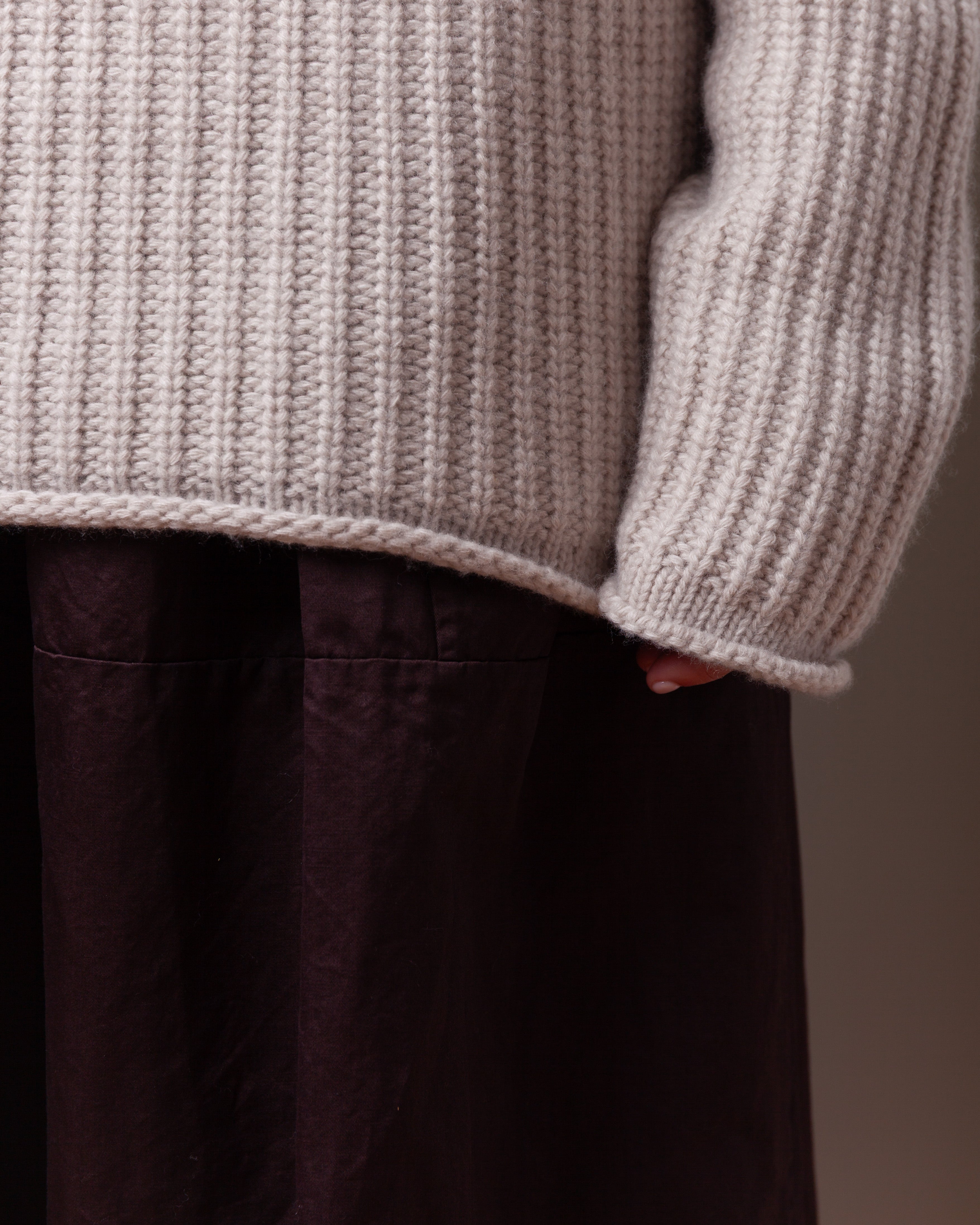 Pannocchia Jumper - Wooly 2 - Light Grey