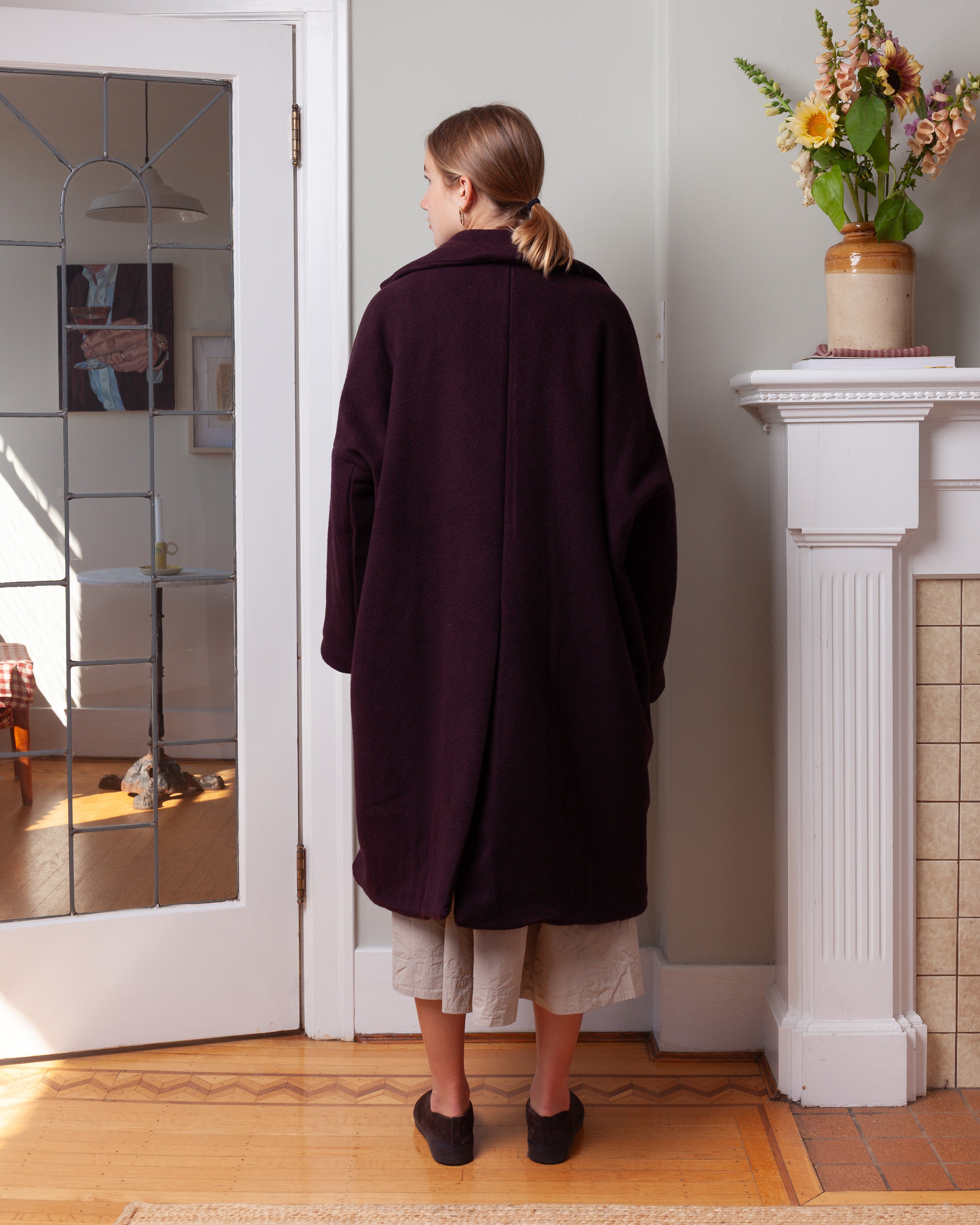 Big Blobby Coat - Kasper - Prune
