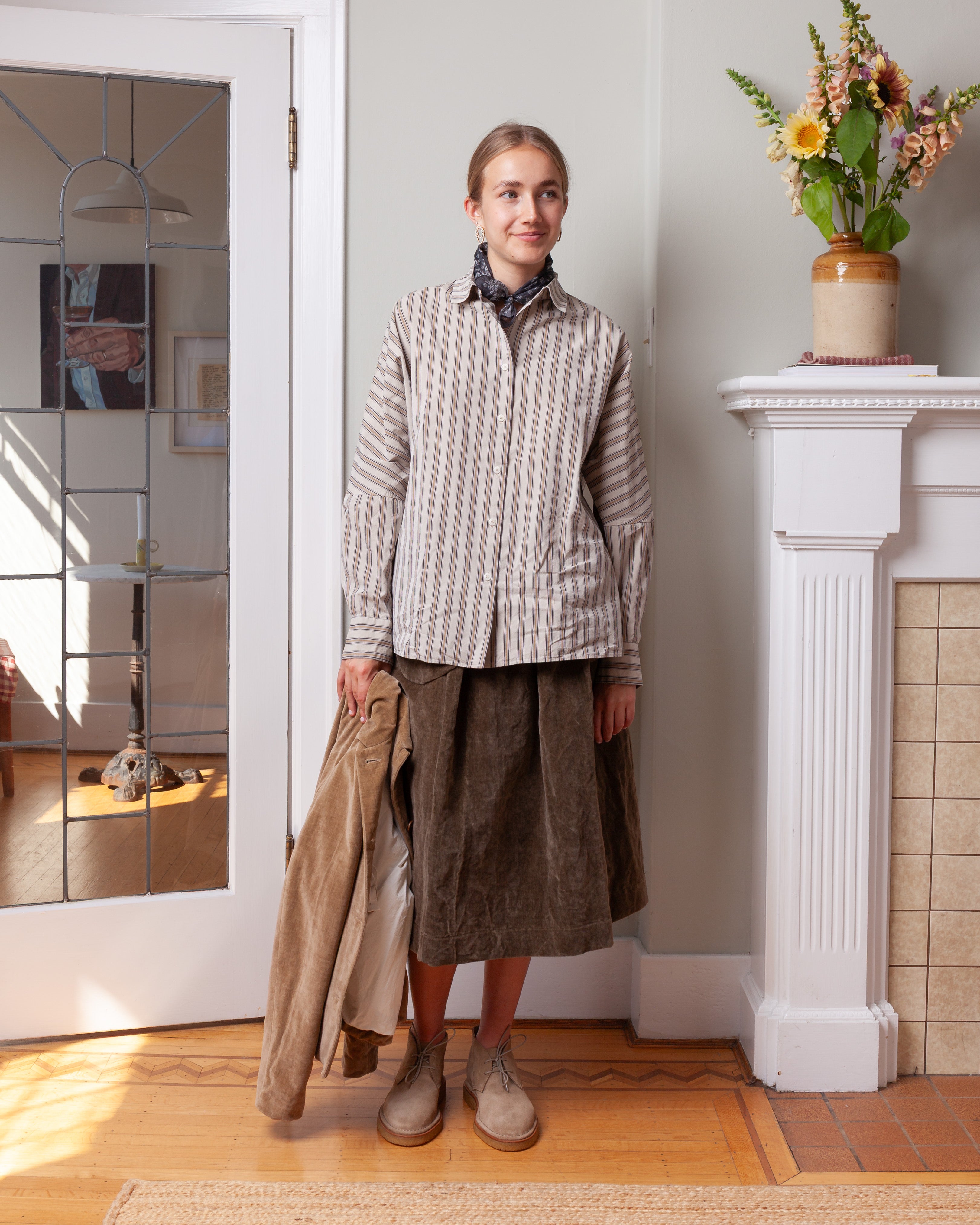 Waga Shirt - Paper Cot Stripe - As Is N°3