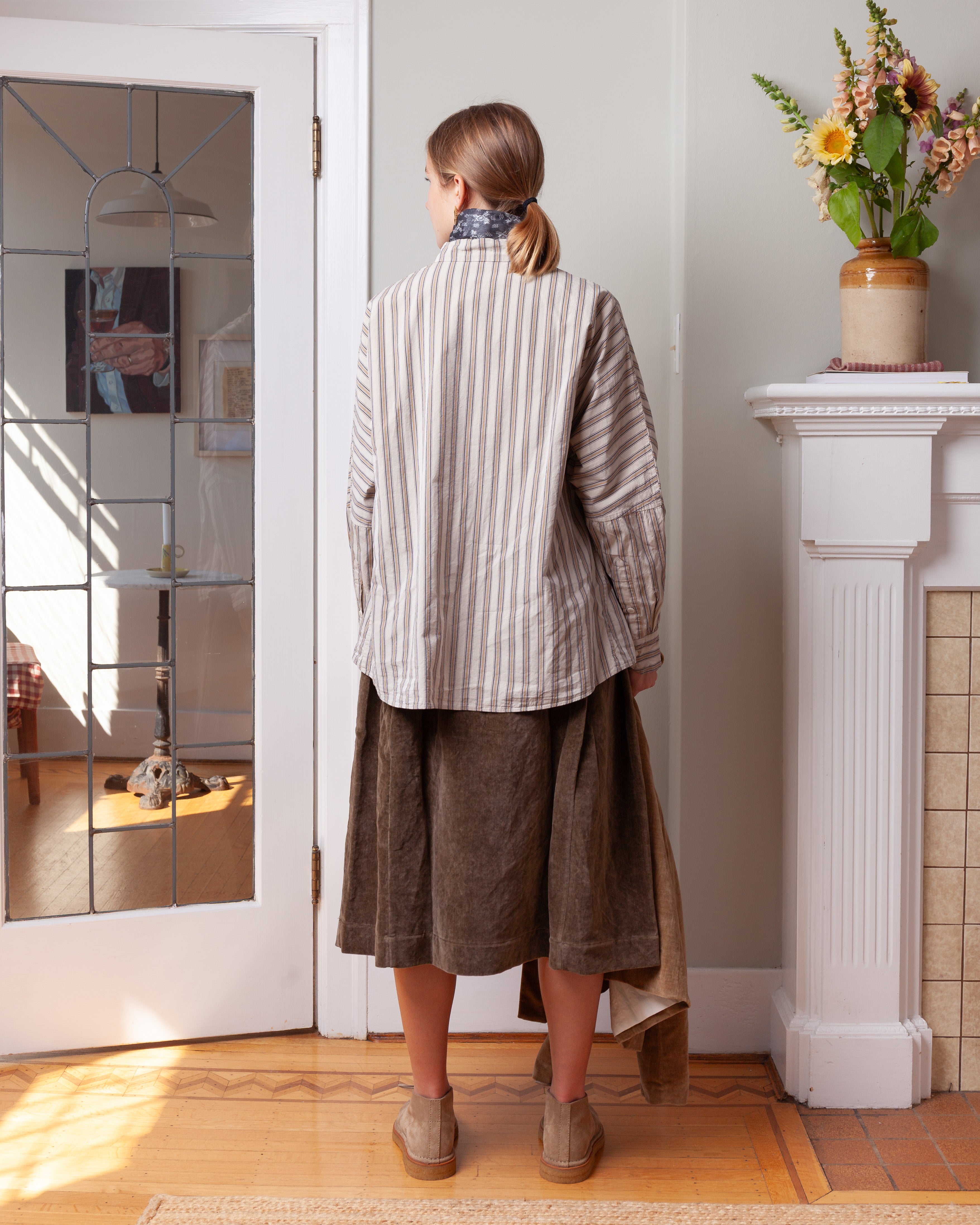 Waga Shirt - Paper Cot Stripe - As Is N°3
