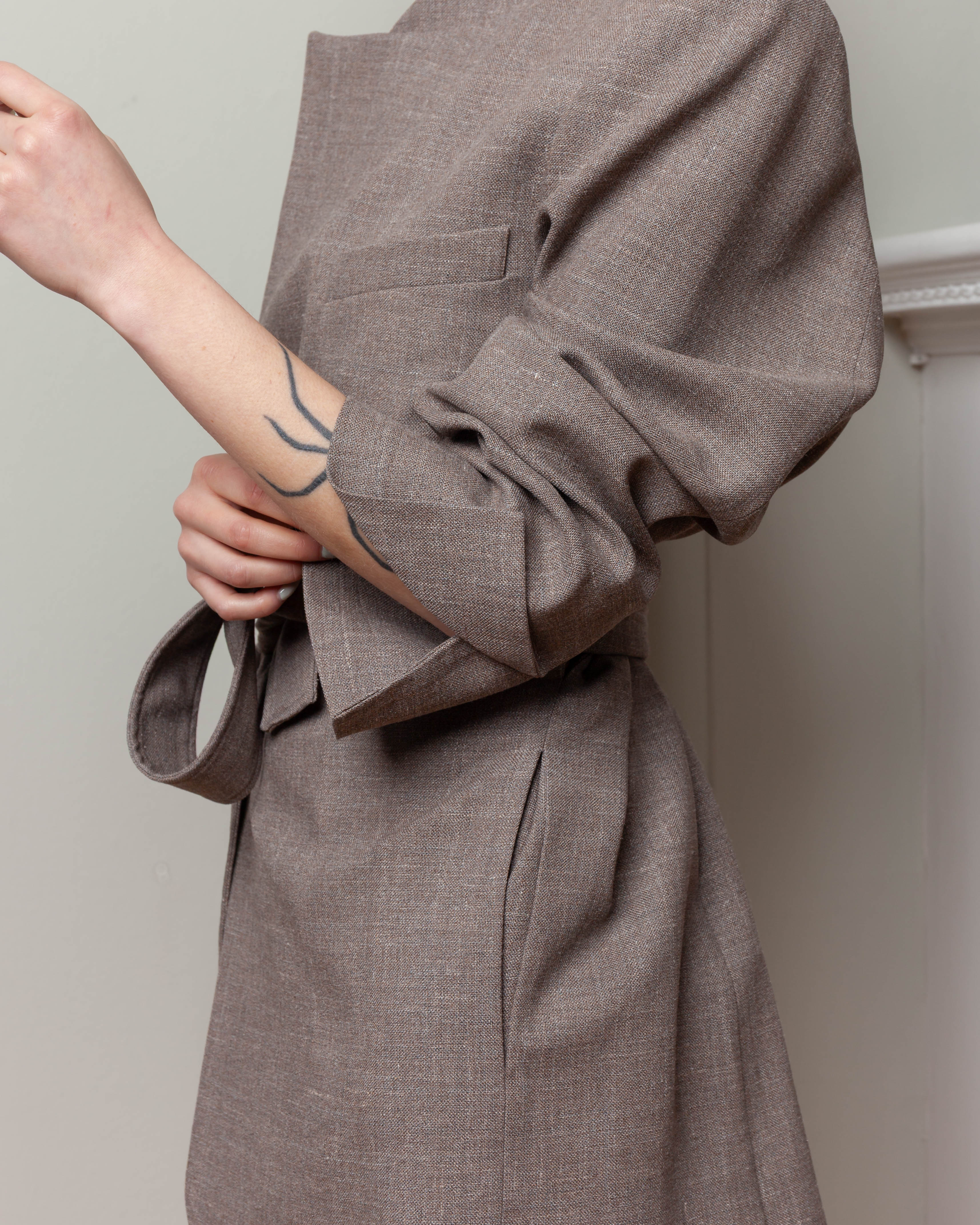 Boucle Lauren Jacket - Taupe