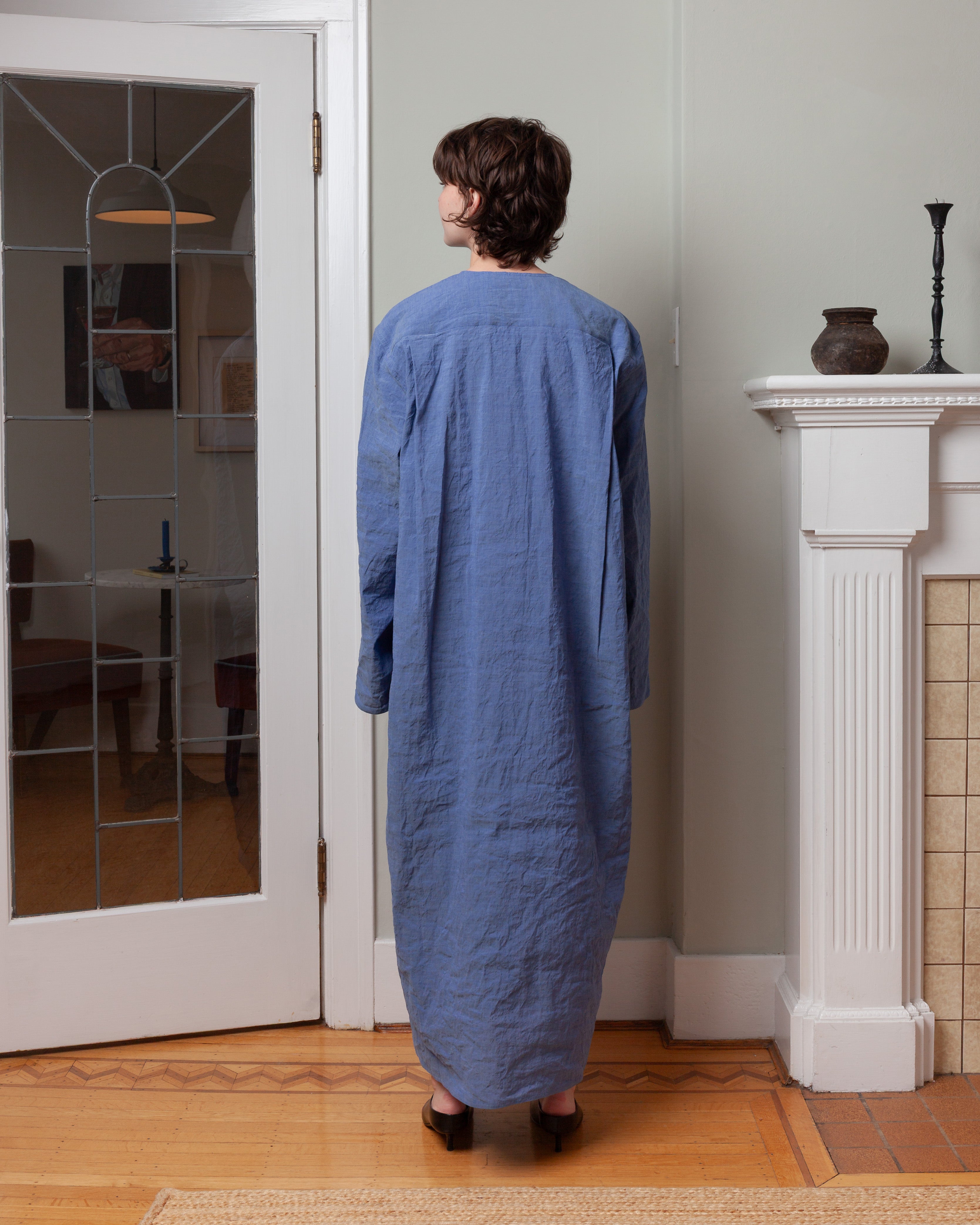 Long Sleeve Dress - Blue