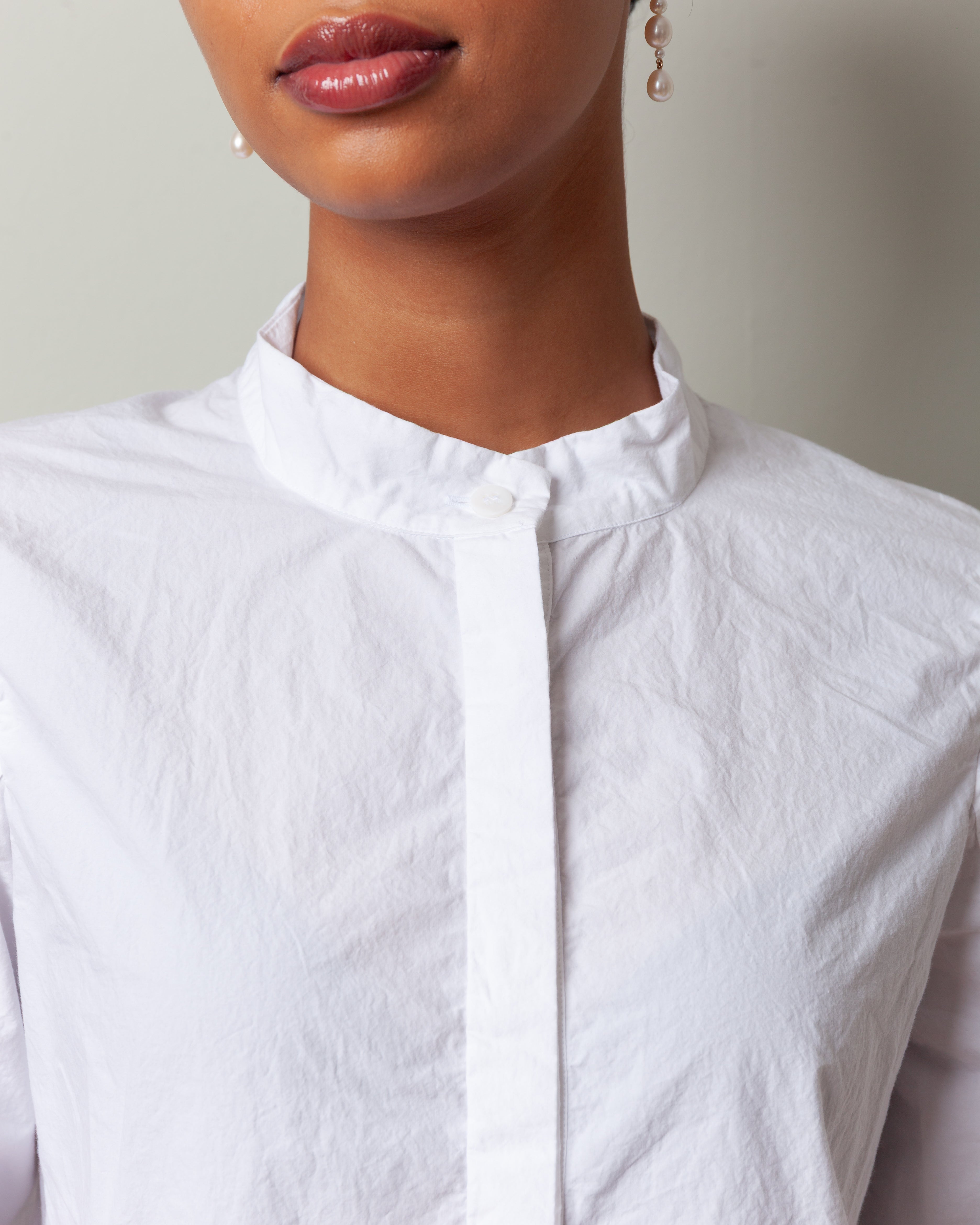 Bergfabel-Ada Shirt - White-Shirts-Boboli-Vancouver-Canada