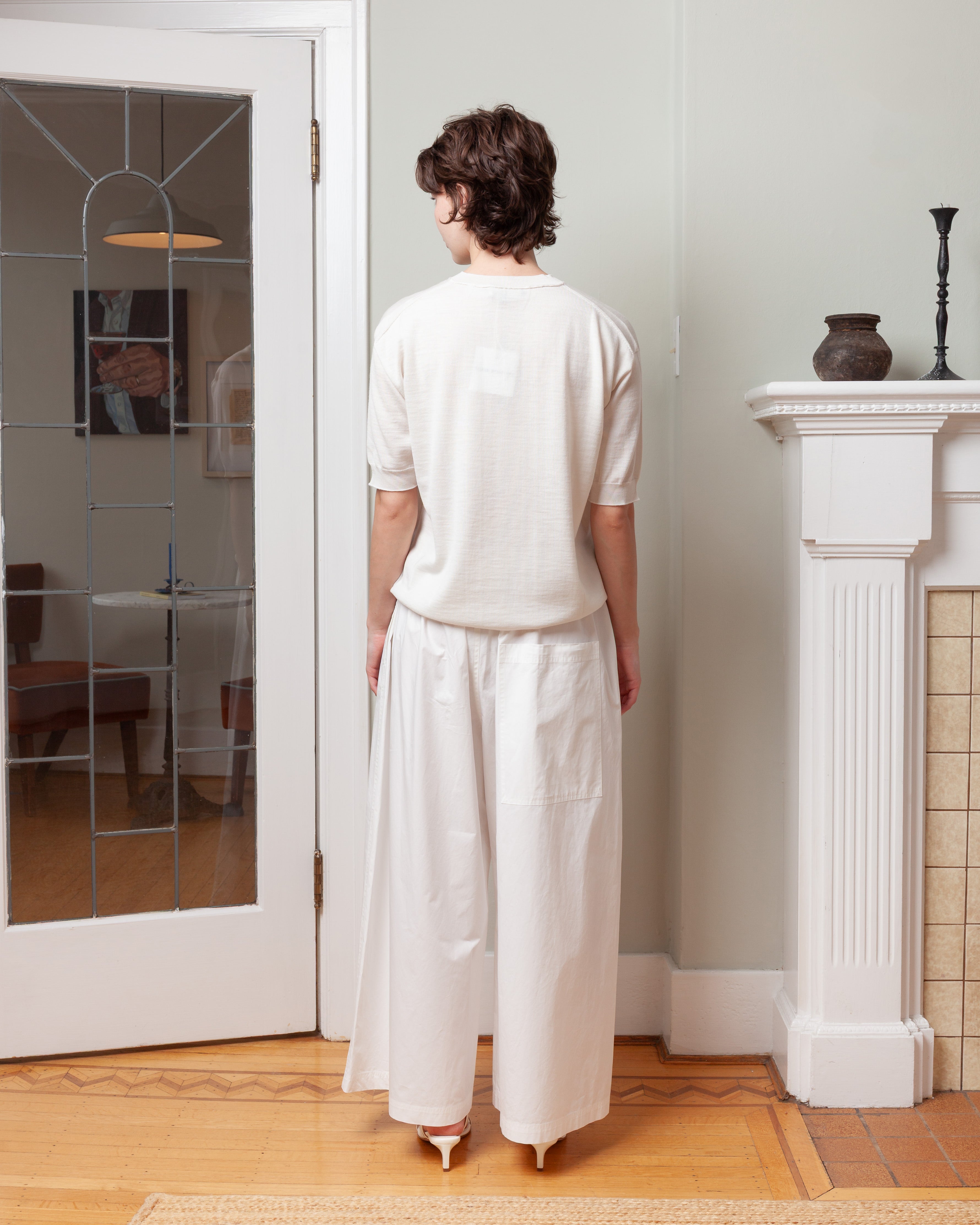 V Neck Pullover Short Sleeve Top - Lily