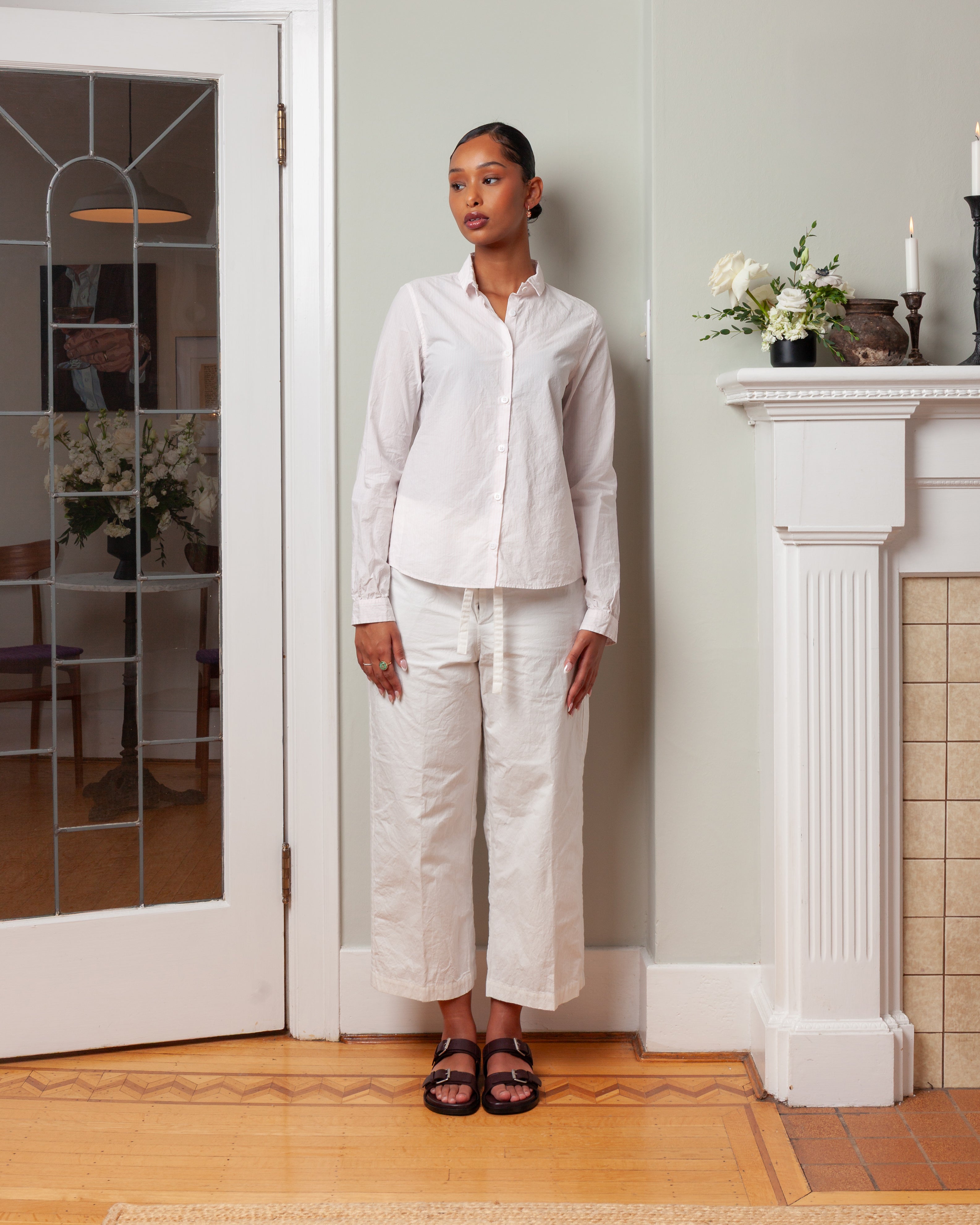 Bergfabel-Tyrol Shirt - Pink Stripe-Shirts-Boboli-Vancouver-Canada