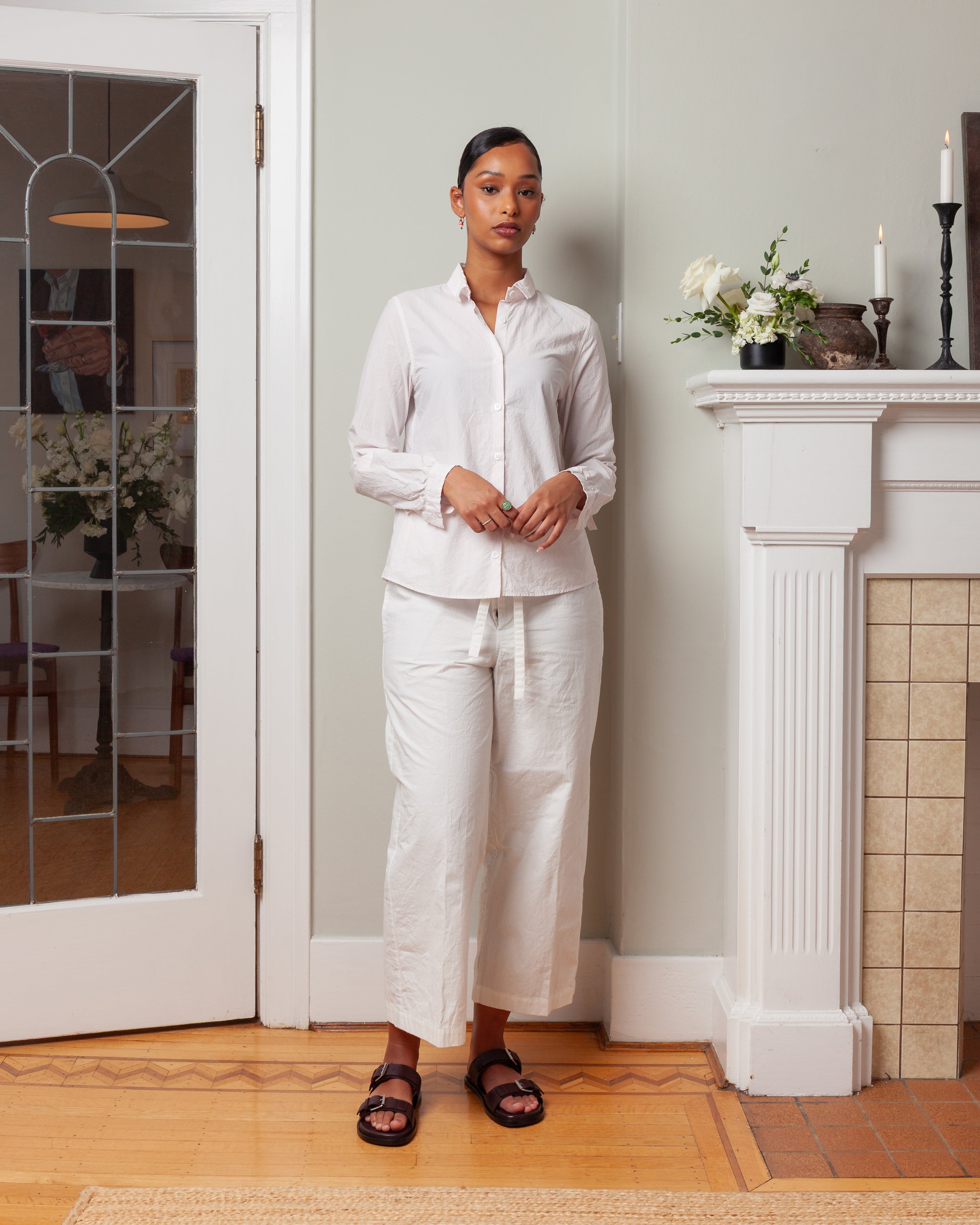 Bergfabel-Cloe Pants - White-Pants-Boboli-Vancouver-Canada