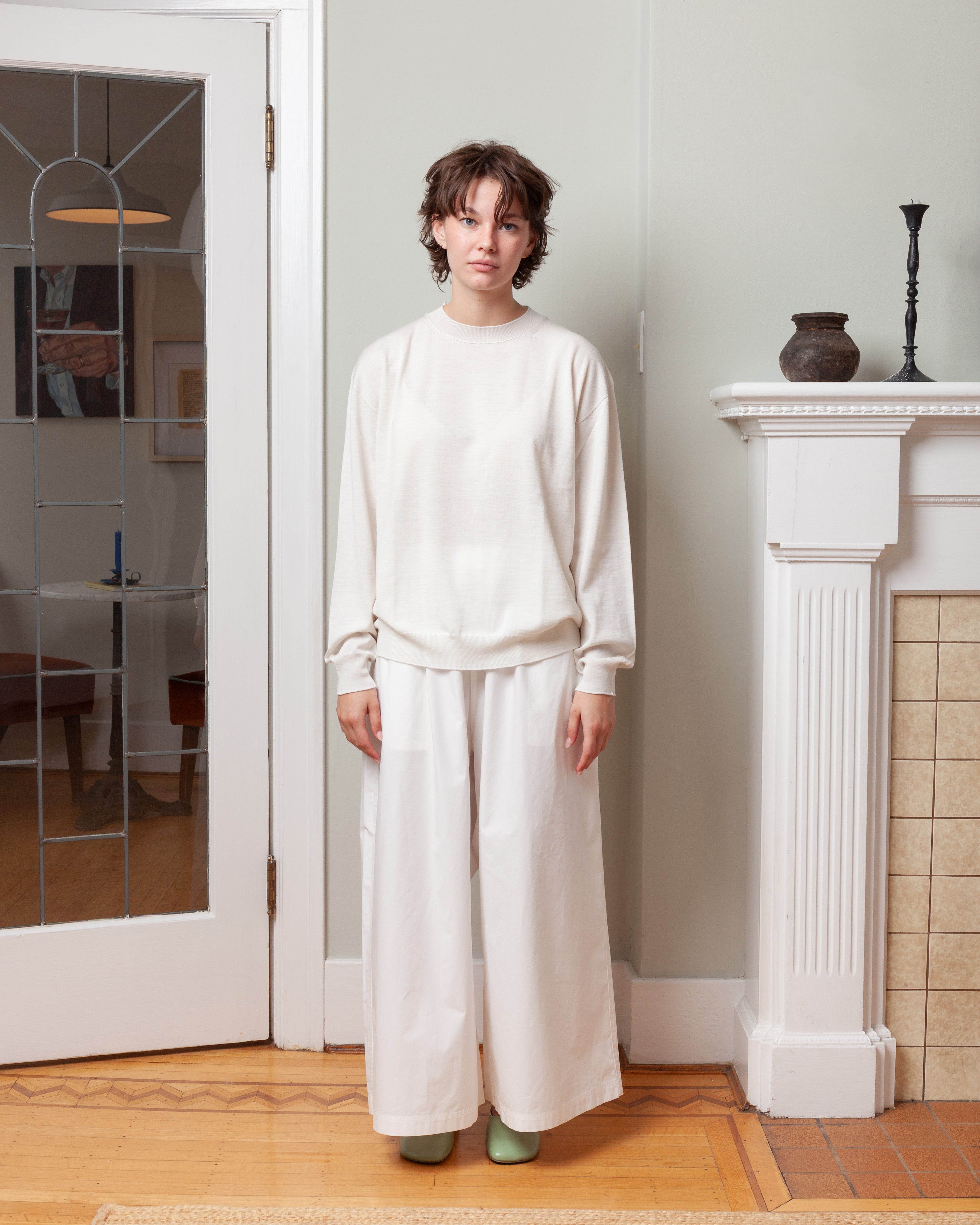 Crewneck Pullover Long Sleeve Top - Lily