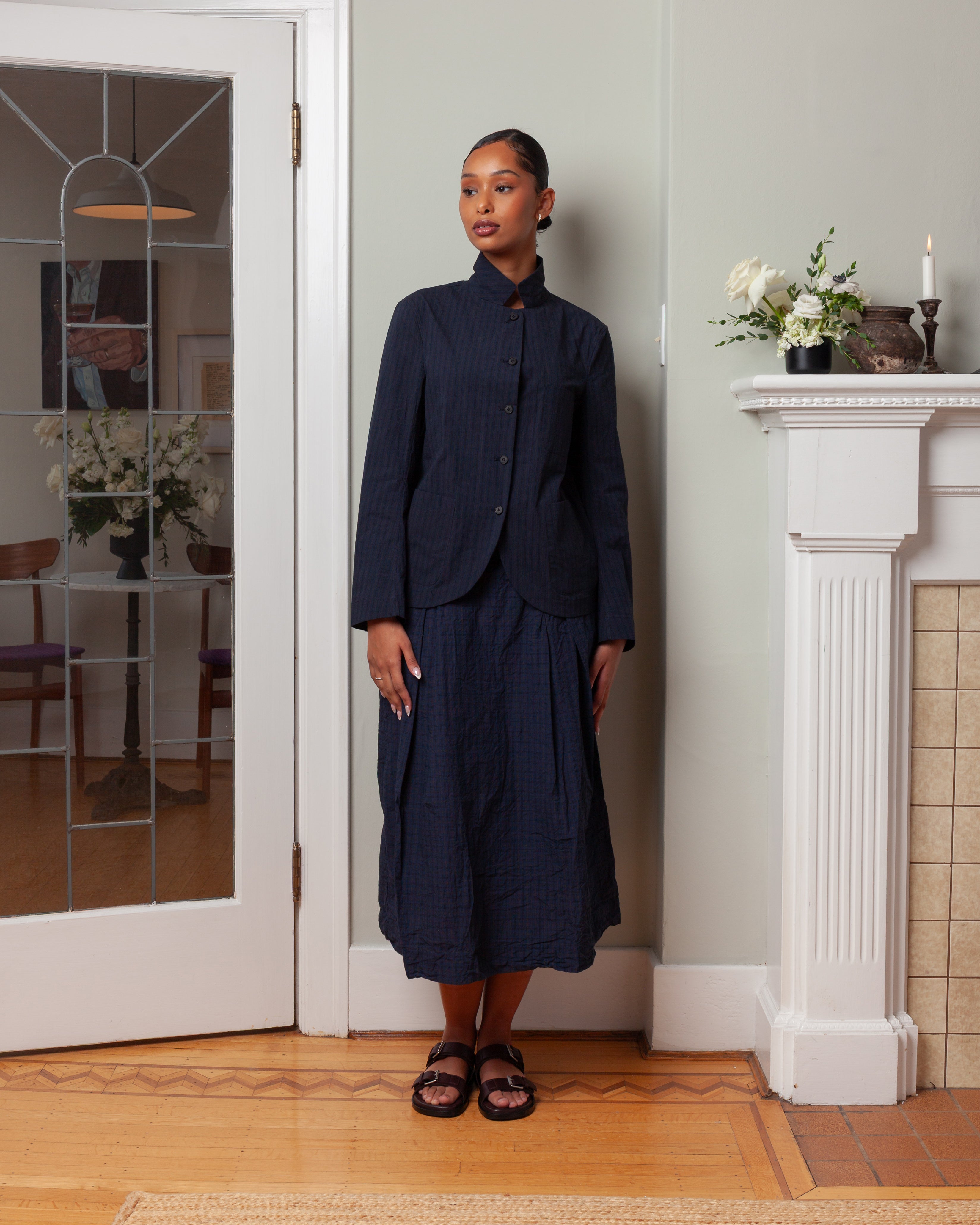 Bergfabel-Caryl Jacket - Navy Stripe-Jackets-Boboli-Vancouver-Canada