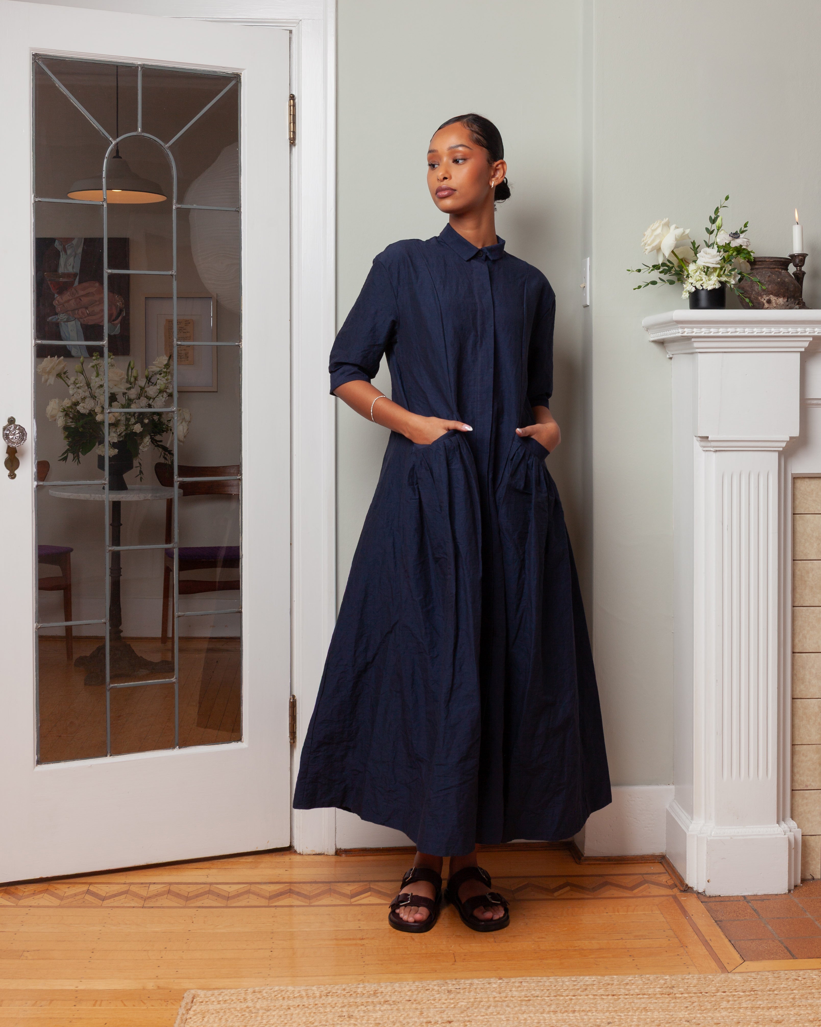 Bergfabel-Sally Dress - Navy-Dresses-Boboli-Vancouver-Canada