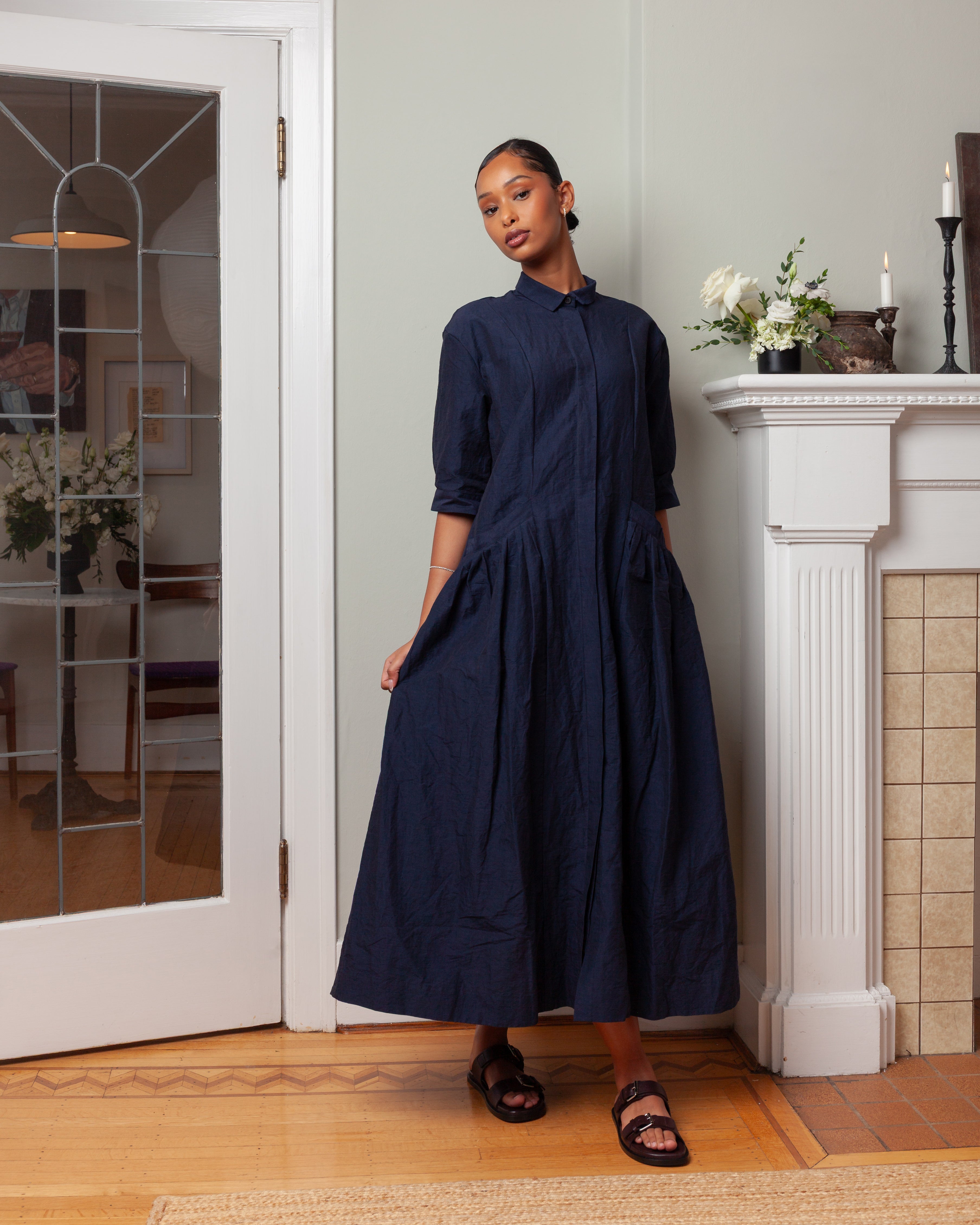 Bergfabel-Sally Dress - Navy-Dresses-Boboli-Vancouver-Canada