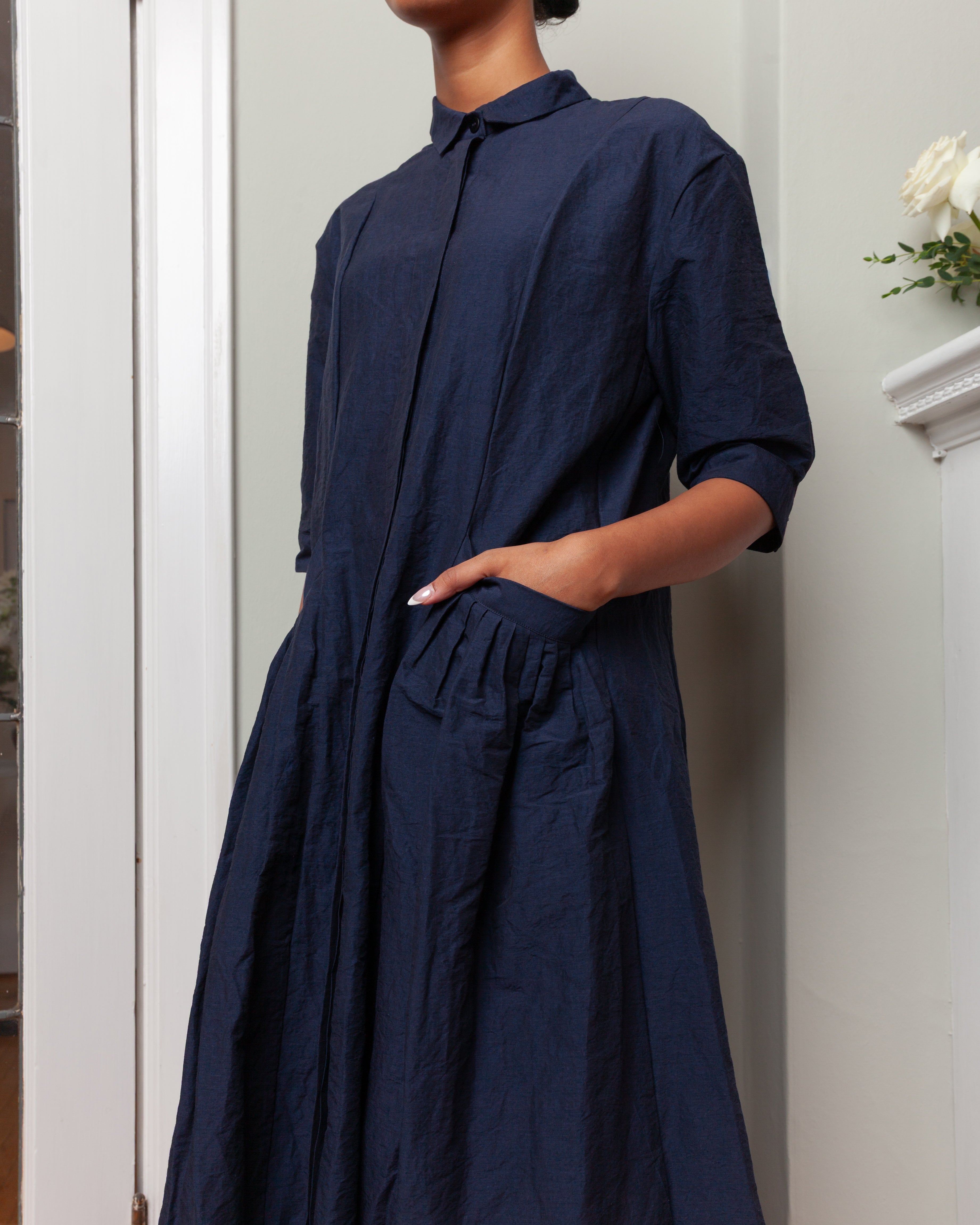 Bergfabel-Sally Dress - Navy-Dresses-Boboli-Vancouver-Canada