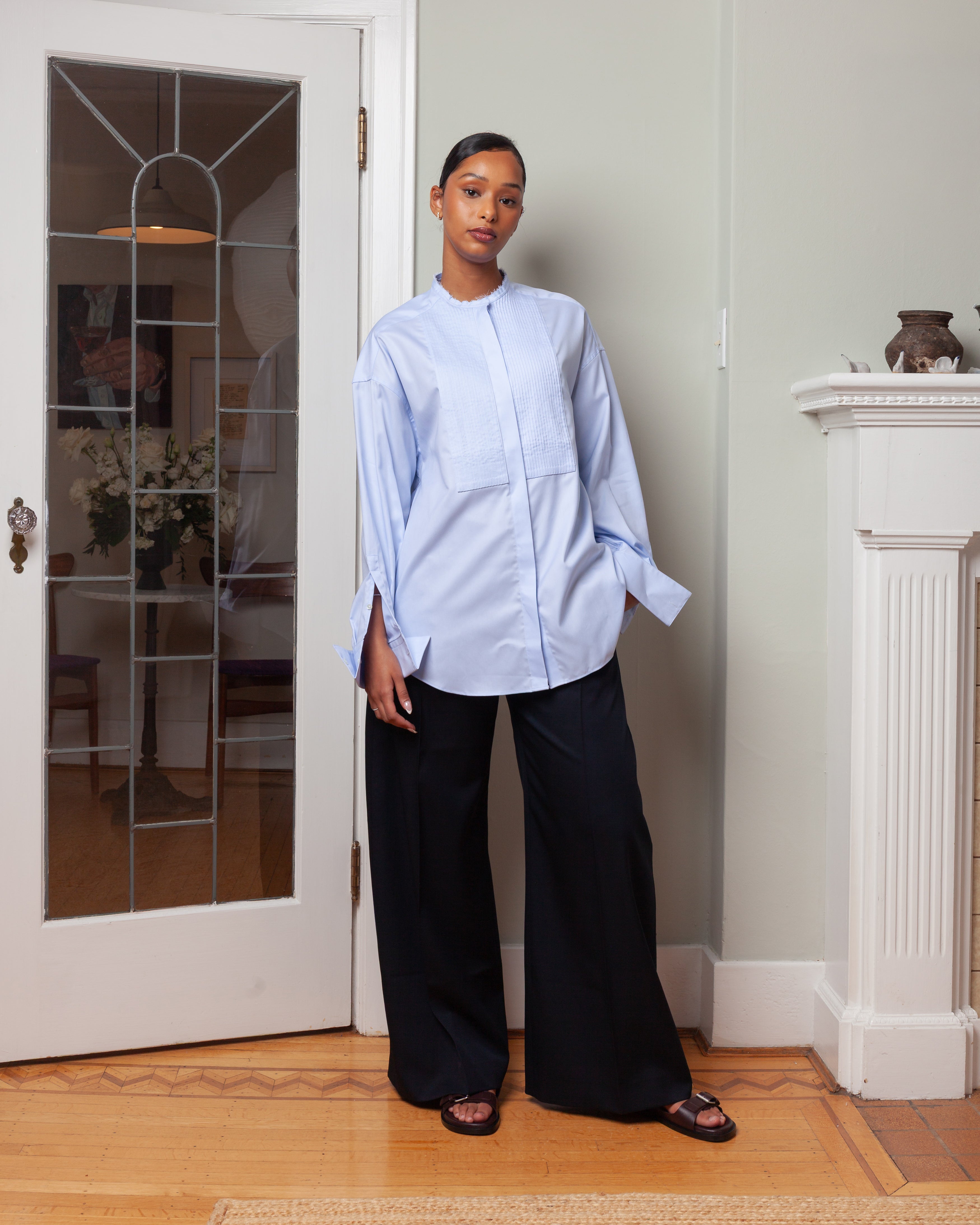 Nackiye-Hutton Pant - Midnight Noir-Pants-Boboli-Vancouver-Canada