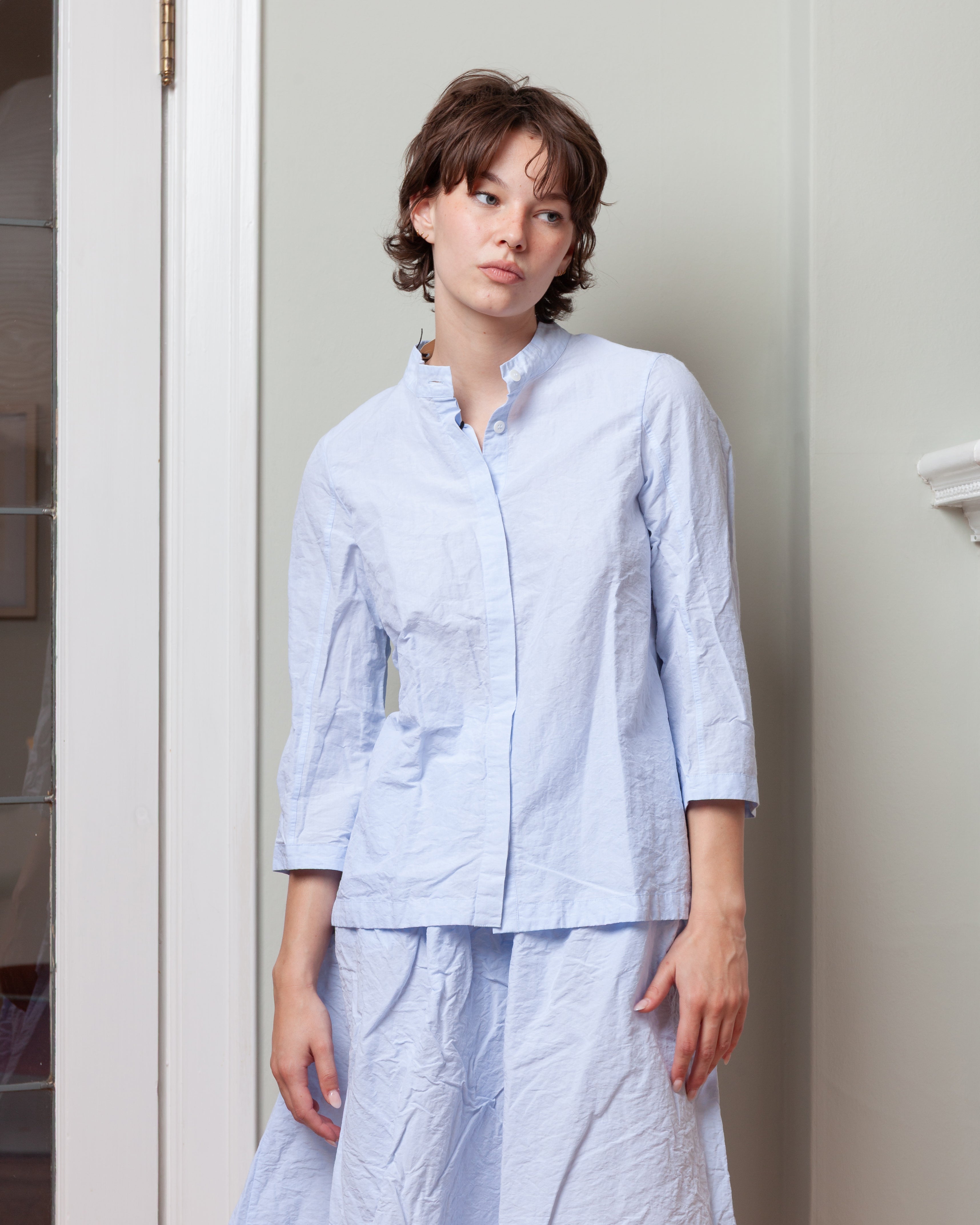 Bergfabel-Ada Shirt - Azur-Shirts-Boboli-Vancouver-Canada