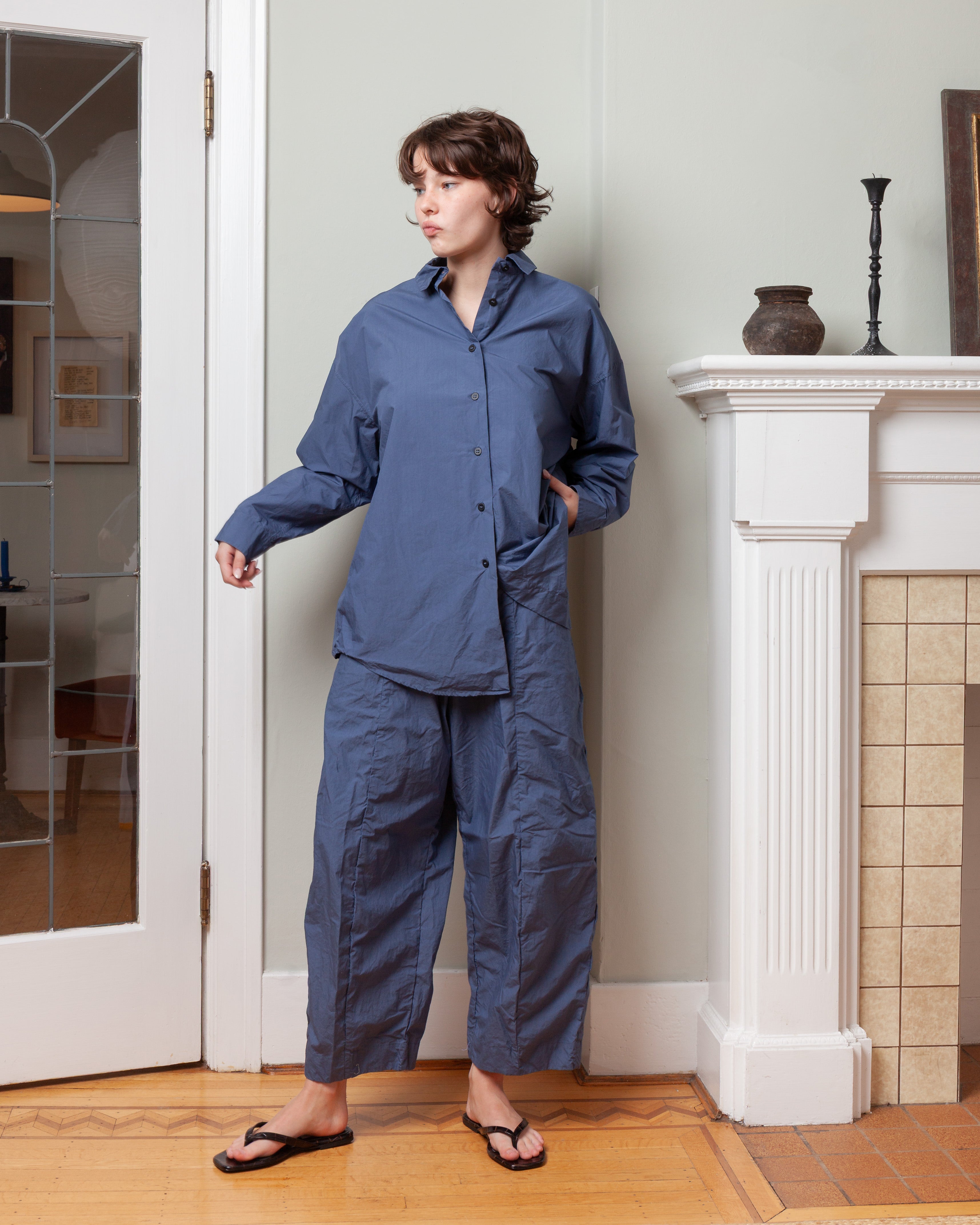 Bergfabel-June Shirt - Blue-Shirts-Boboli-Vancouver-Canada
