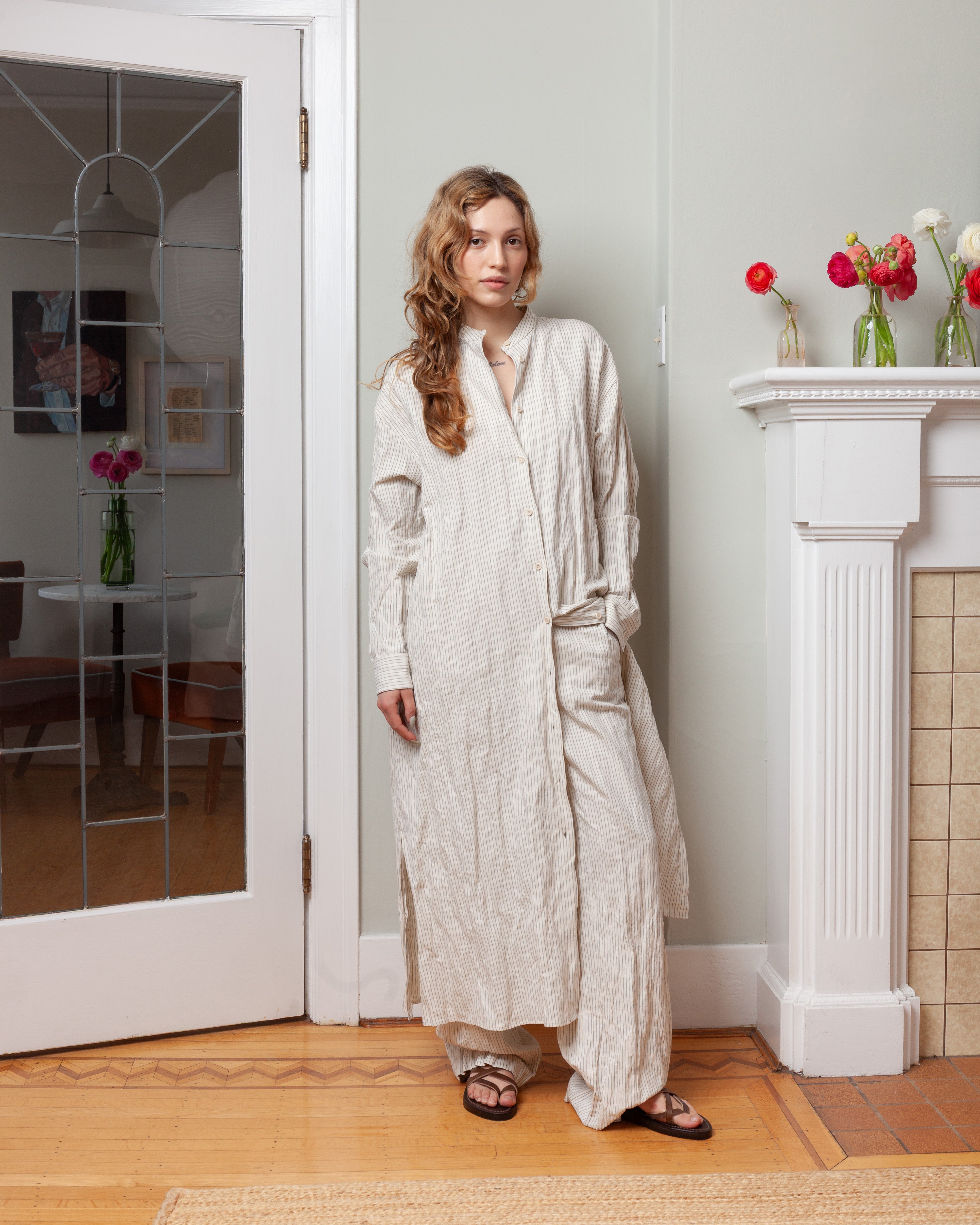 Aspesi-Women Long Trousers - Natural-Pants-Boboli-Vancouver-Canada