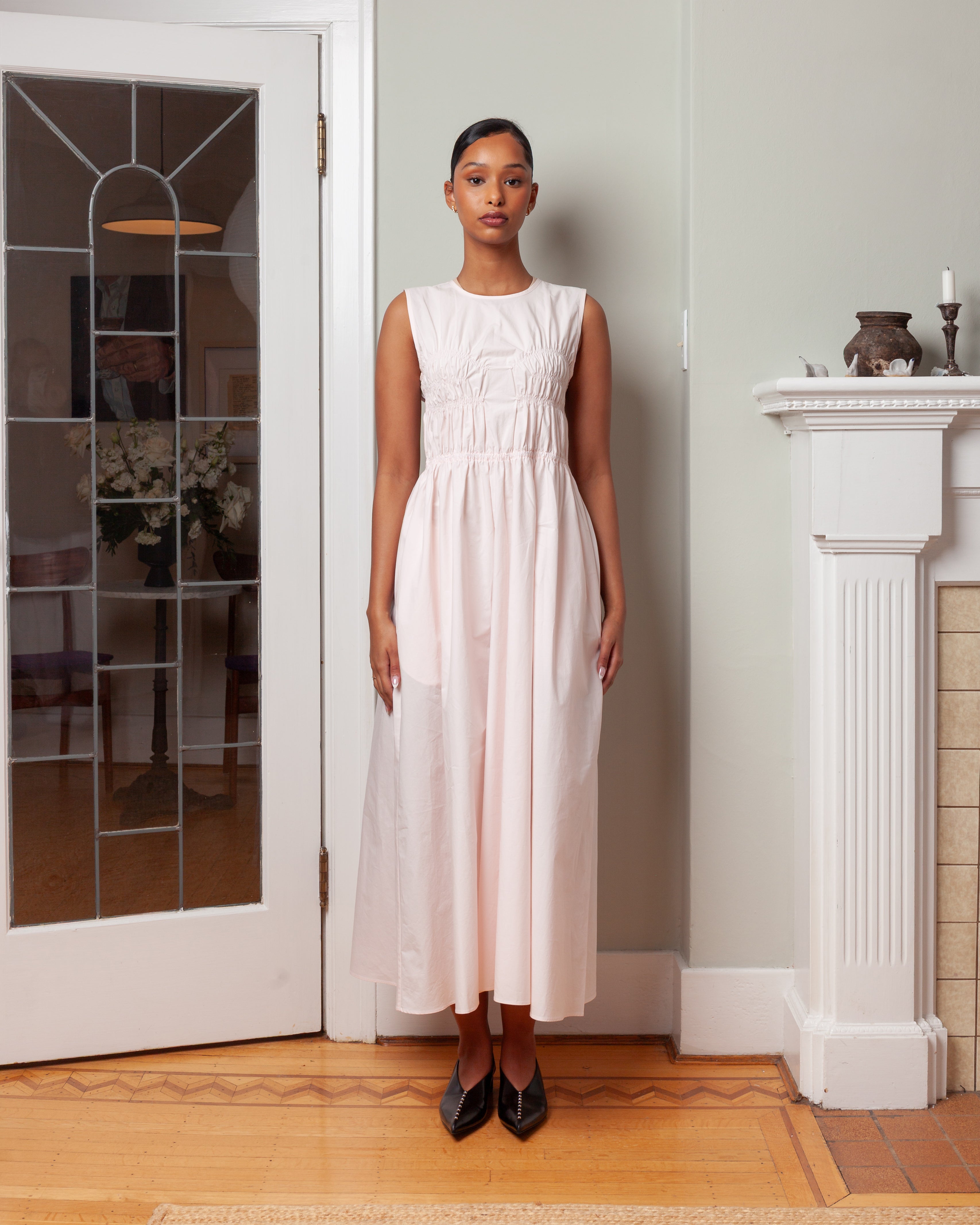 Cecilie Bahnsen-Christy Dress - Blush Pink-Dresses-Boboli-Vancouver-Canada