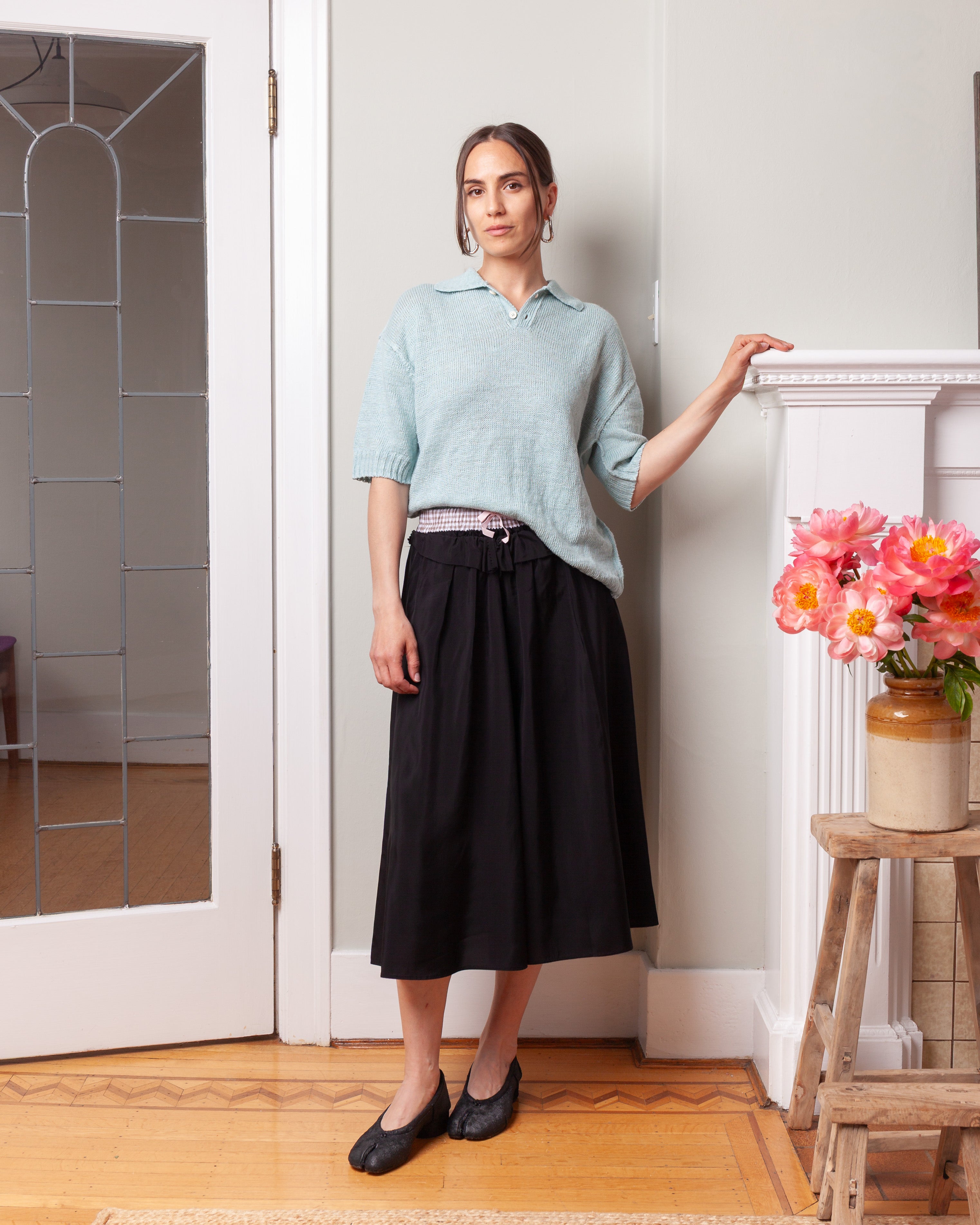 Maison Margiela-Tabi New Ballerina - Black-Shoes-Boboli-Vancouver-Canada