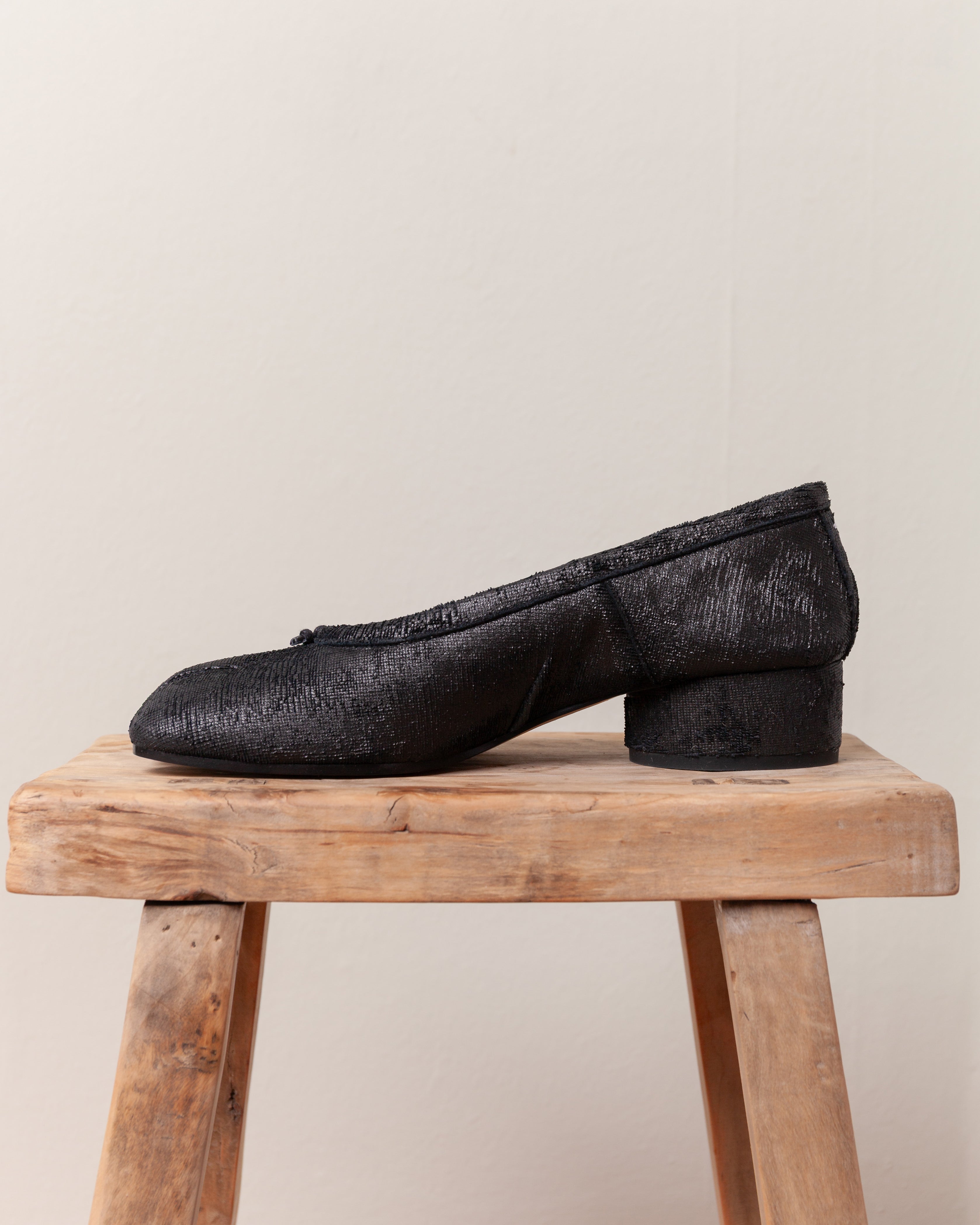 Maison Margiela-Tabi New Ballerina - Black-Shoes-Boboli-Vancouver-Canada