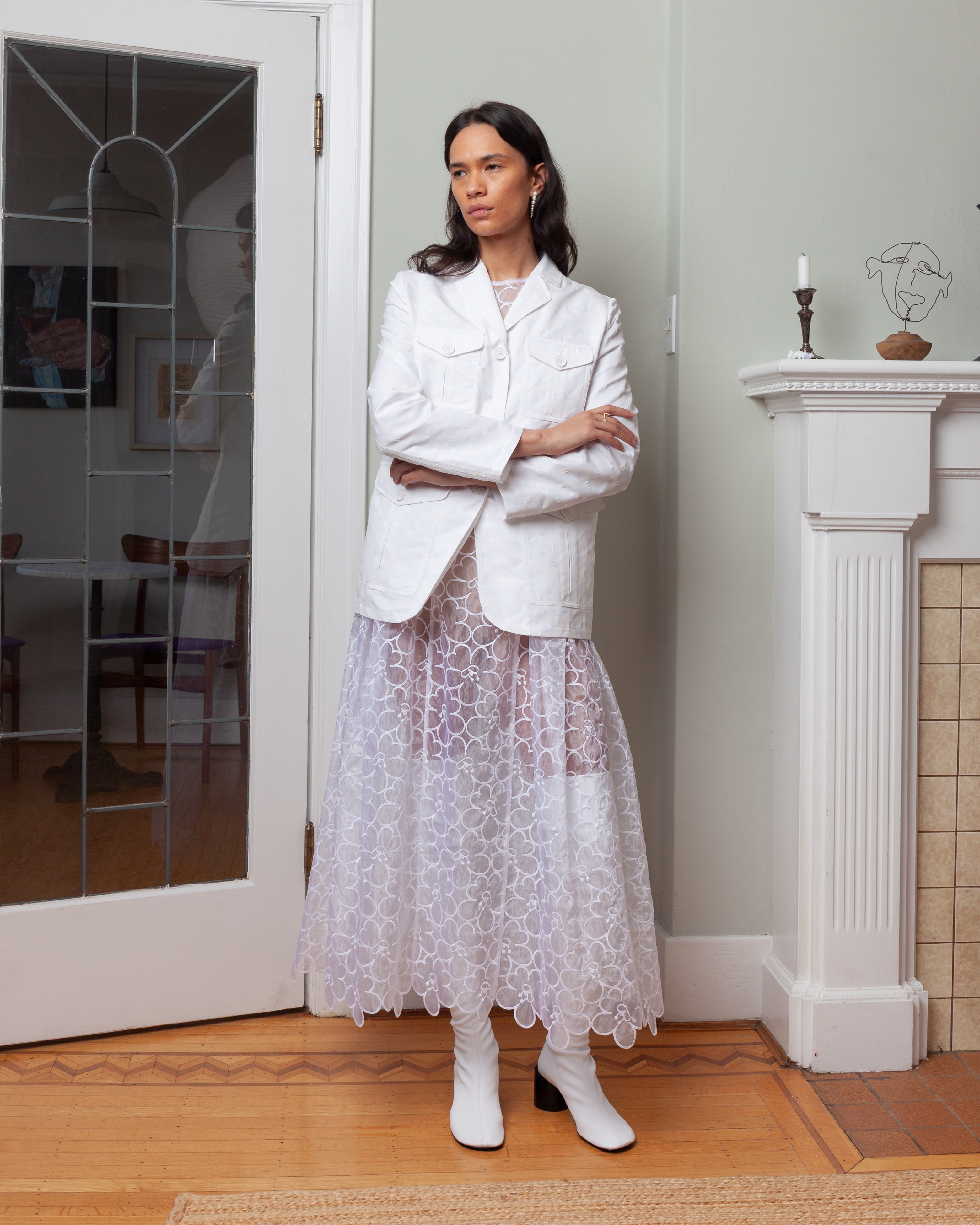 Karina Blazer - White