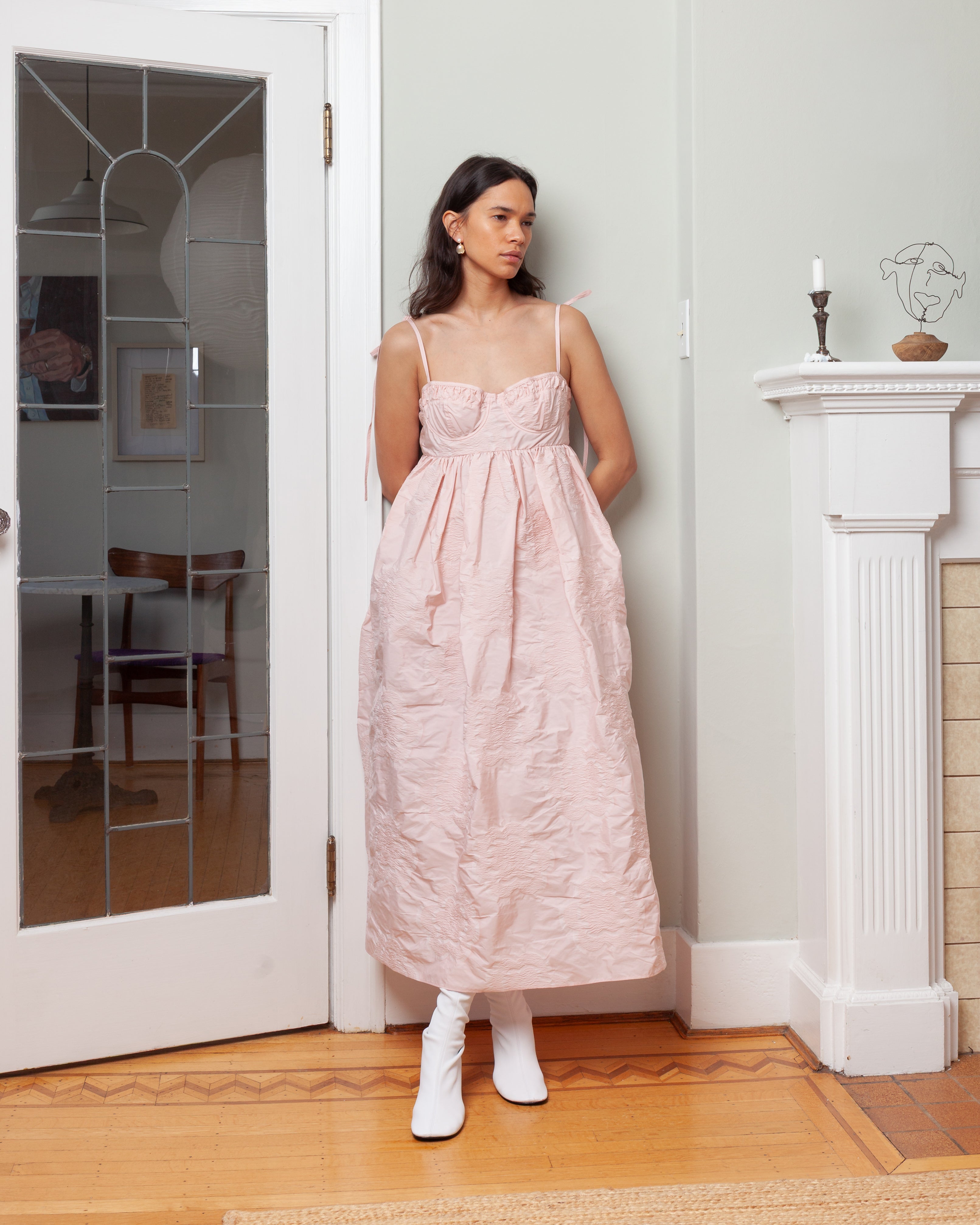 Alena Dress - Blush Pink