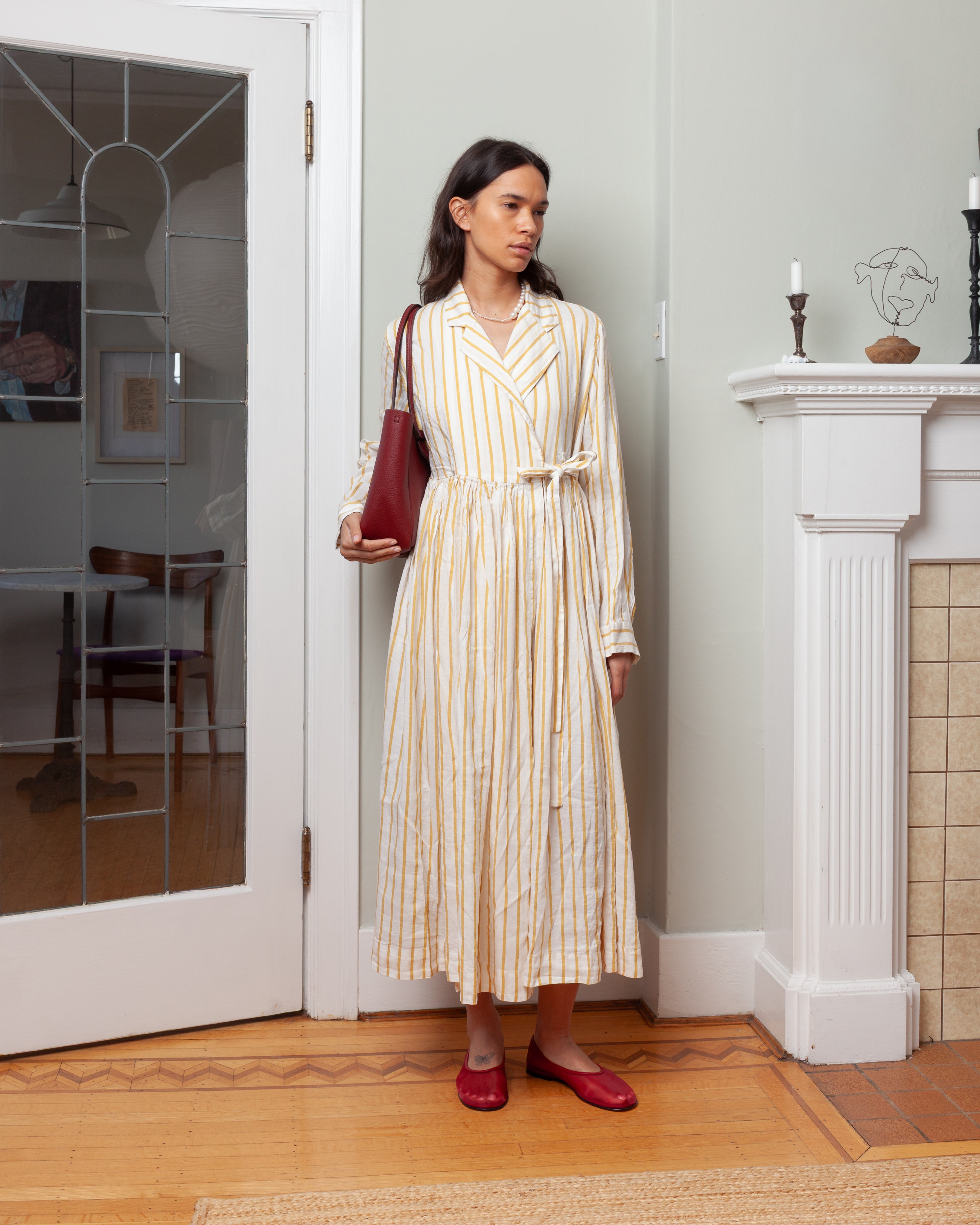 Casey Casey-Colette Dress - Liney - Stripe-Dresses-Boboli-Vancouver-Canada