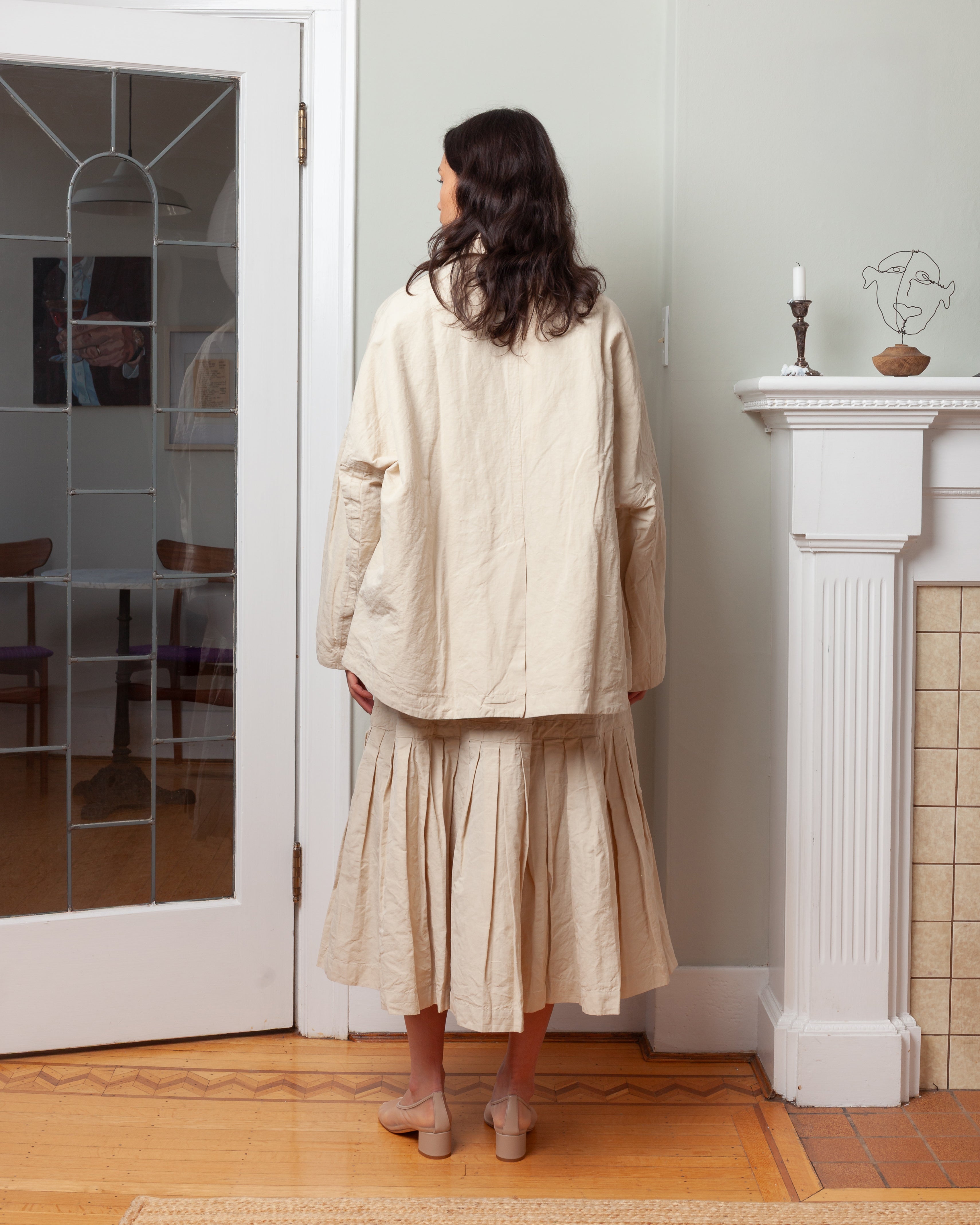 Casey Casey-Frances Jacket - Rugger - Ivory-Jackets-Boboli-Vancouver-Canada