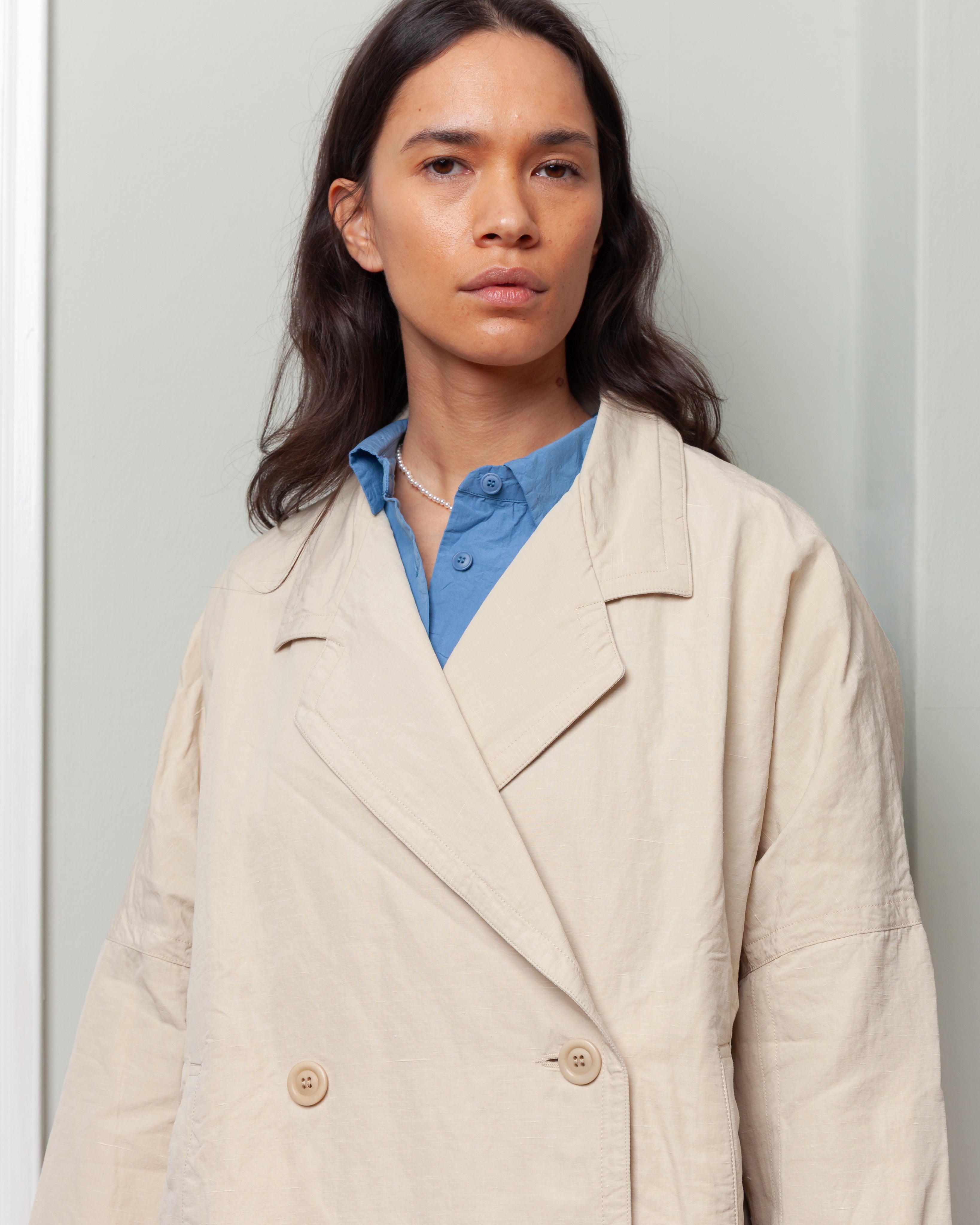 Casey Casey-Frances Jacket - Rugger - Ivory-Jackets-Boboli-Vancouver-Canada