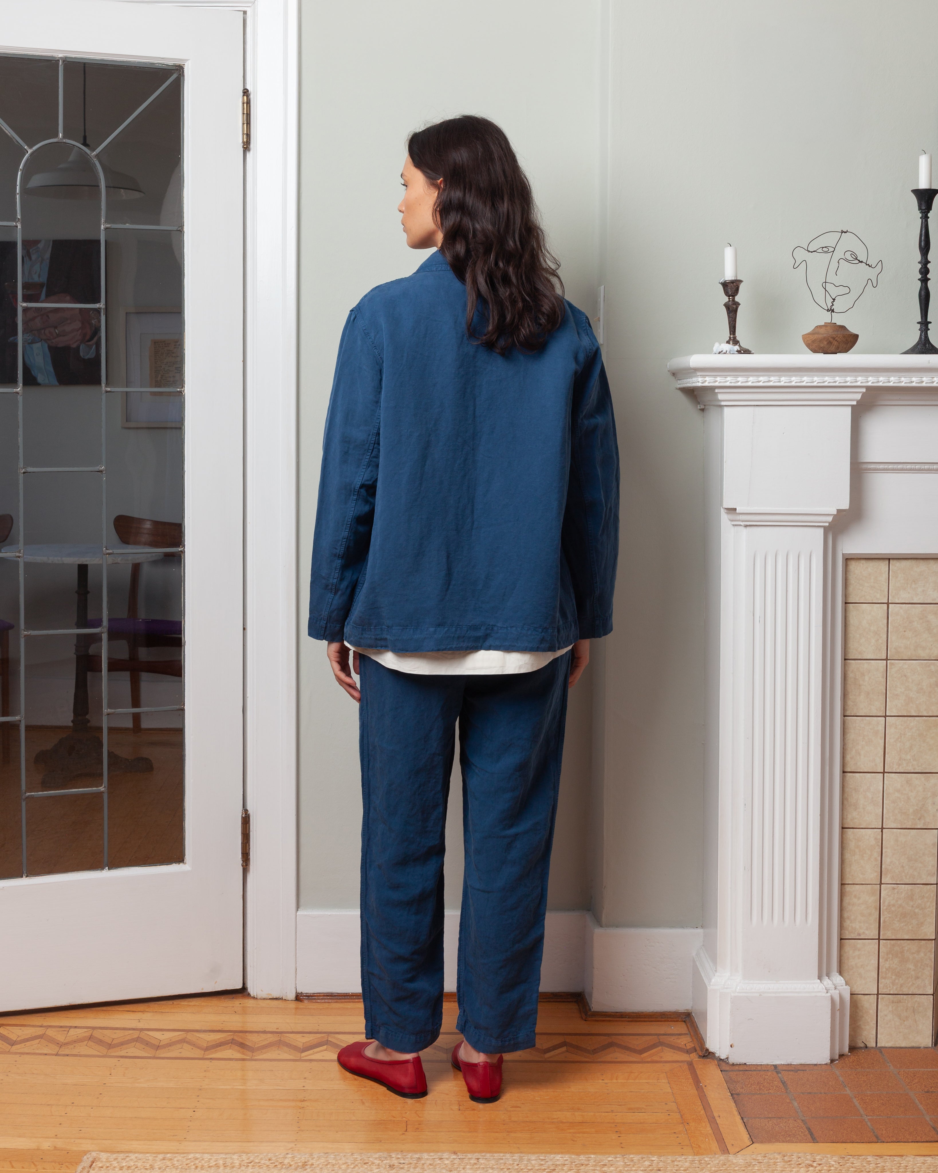 Casey Casey-Workwear Puddy Jacket - Tuareg - Blue-Jackets-Boboli-Vancouver-Canada