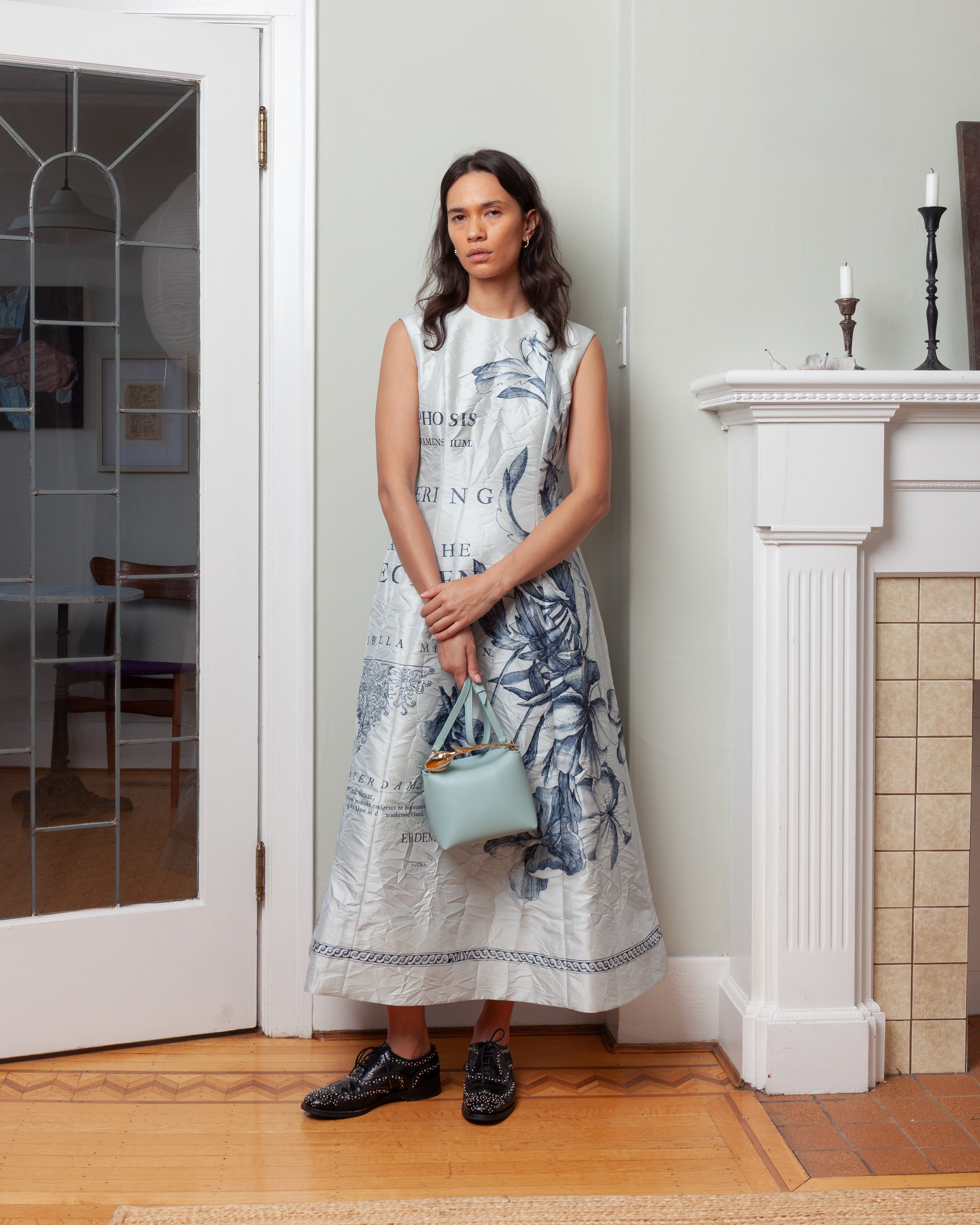 Erdem-Mini Bloom Bag - Duck Egg-Bags-Boboli-Vancouver-Canada