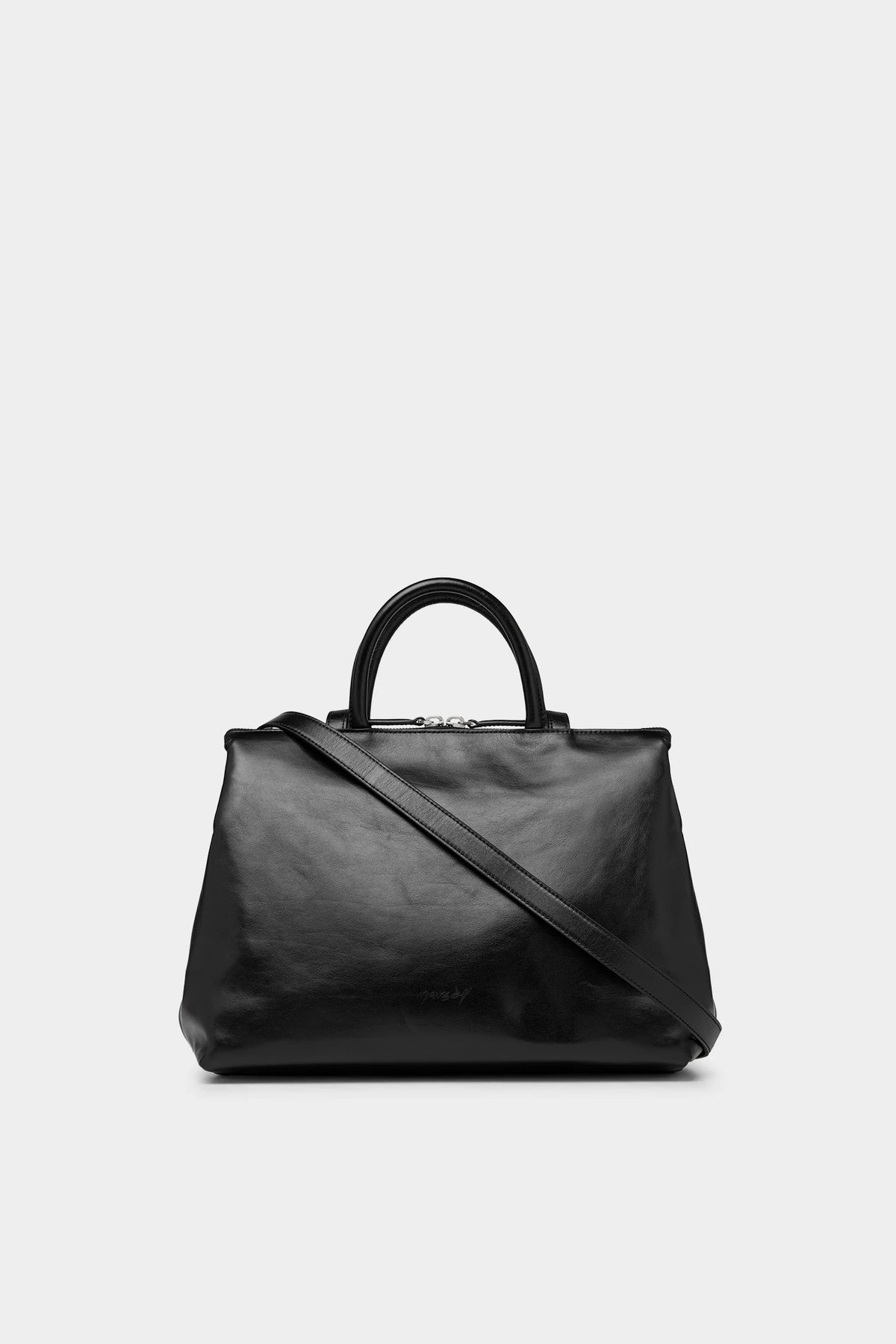 4 Dritta Leather Crossbody Bag - Black
