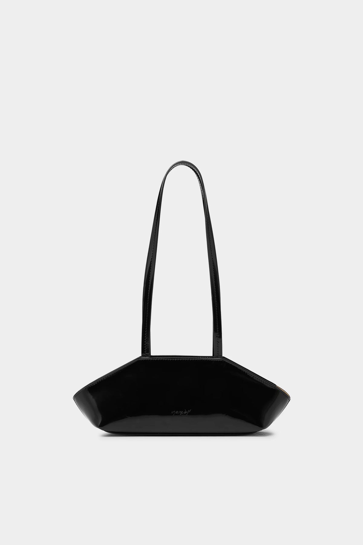 Marsèll-Sapi - Borsa A Spalla-P Pelle Vitello Verniciata Opaca Nero-Bags-Boboli-Vancouver-Canada