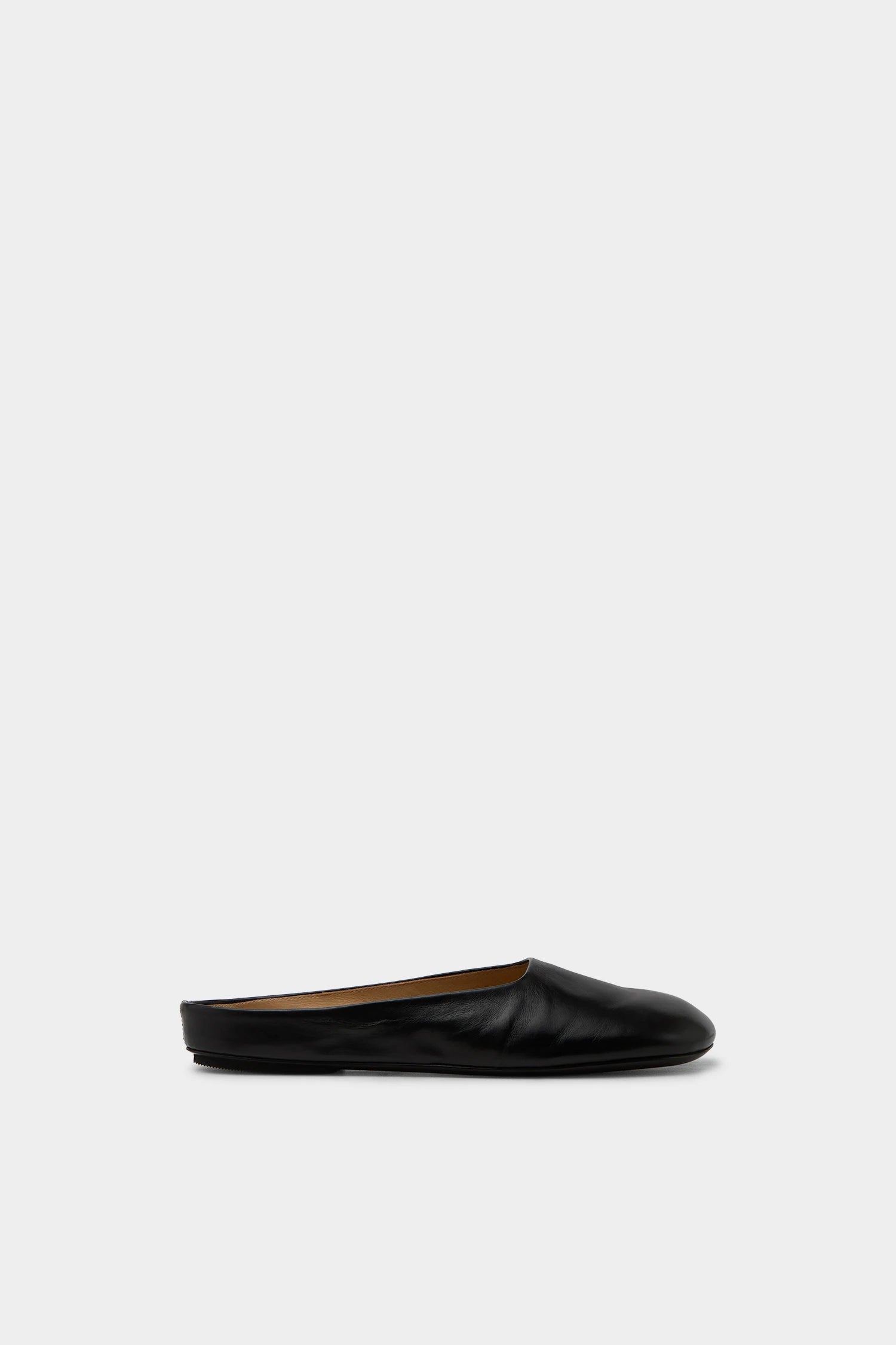 Marsell-Bama Leather Mule - Black-Shoes-Boboli-Vancouver-Canada