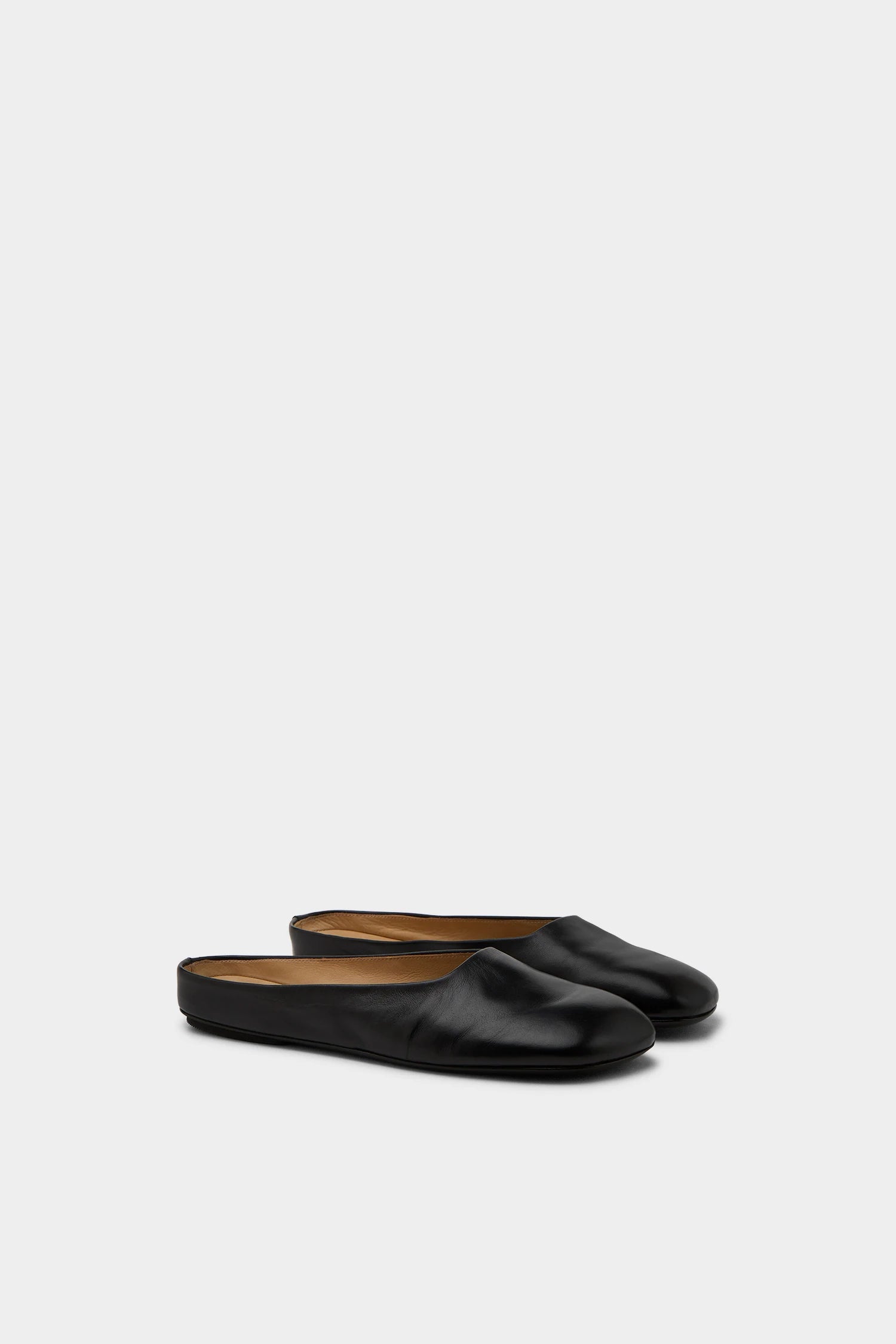 Marsell-Bama Leather Mule - Black-Shoes-Boboli-Vancouver-Canada