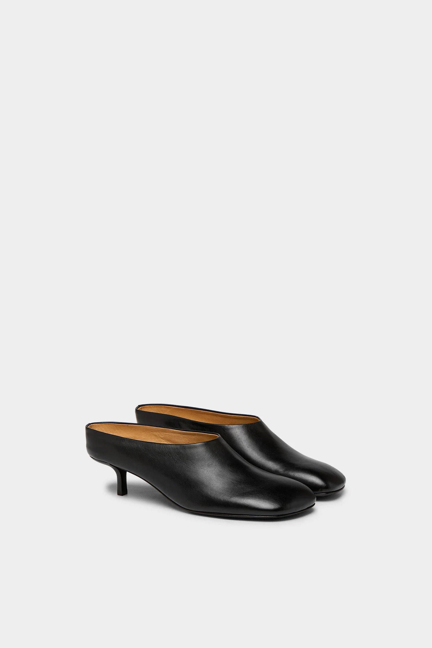 Marsell-Cotama Leather Mule - Black-Shoes-Boboli-Vancouver-Canada