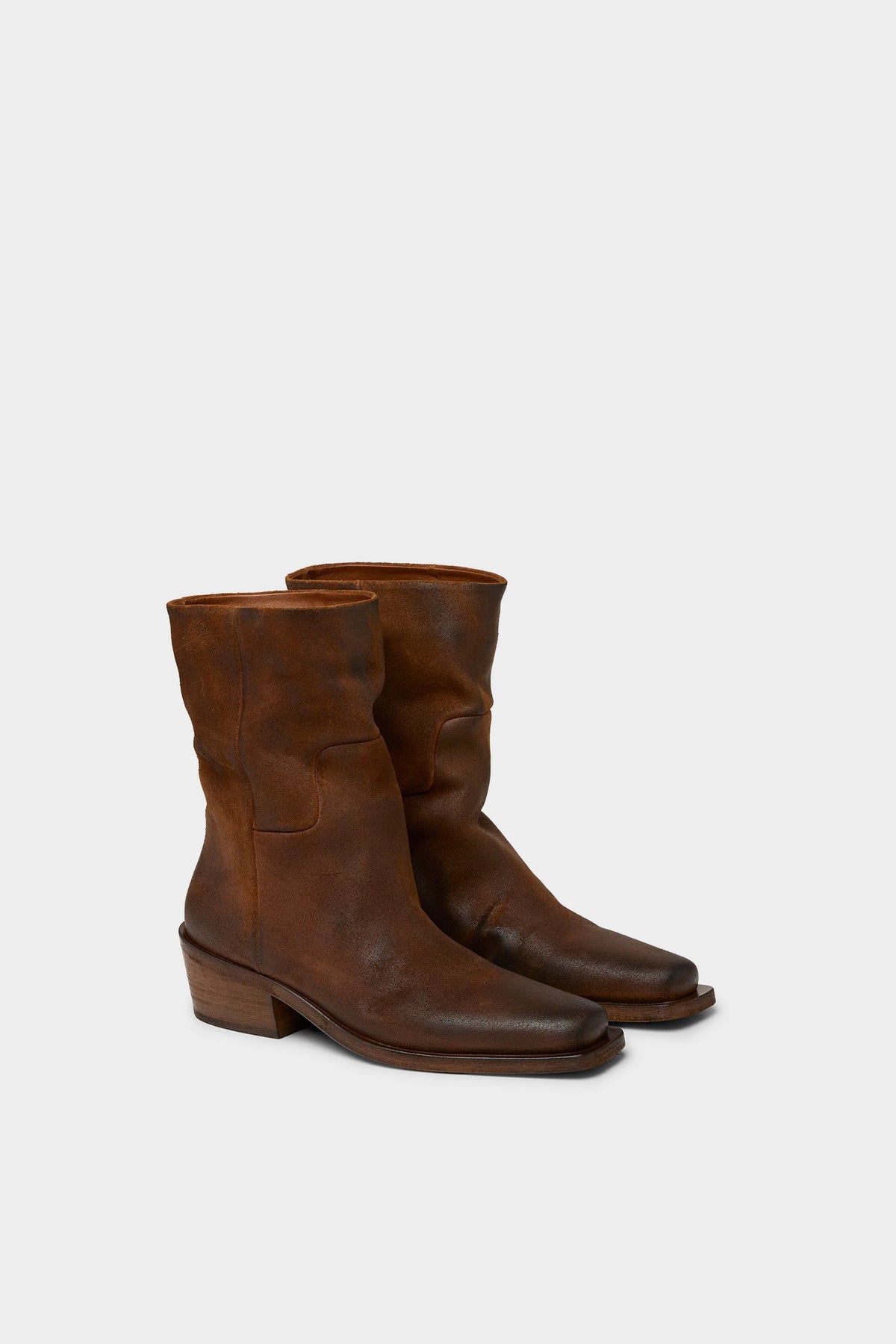 Marsèll-Tex-Tex - Stivale Basso-P Pelle Vitello Rovesciato Oleata Basalto-Boots-Boboli-Vancouver-Canada