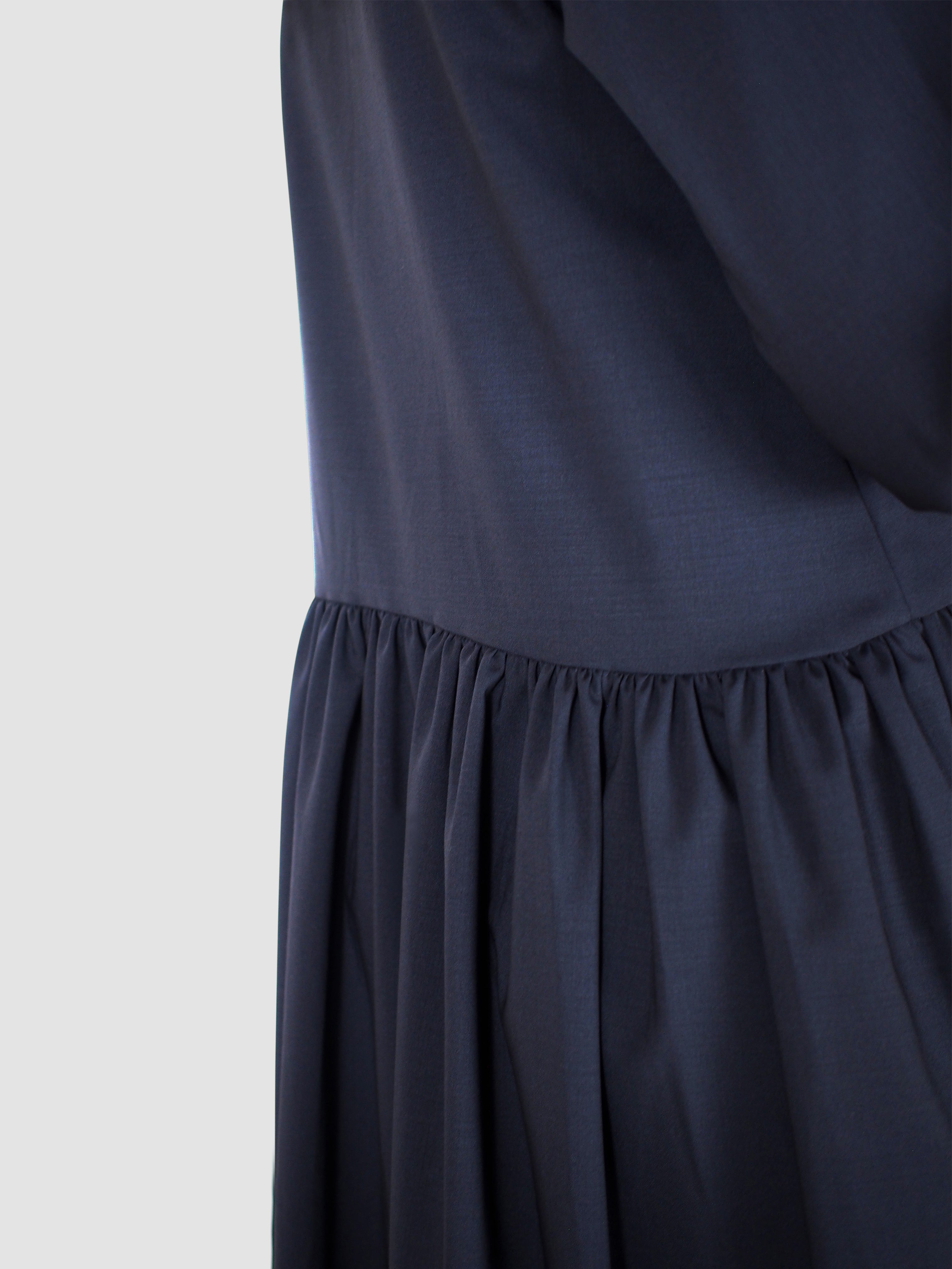 Farmer Dress - Navy
