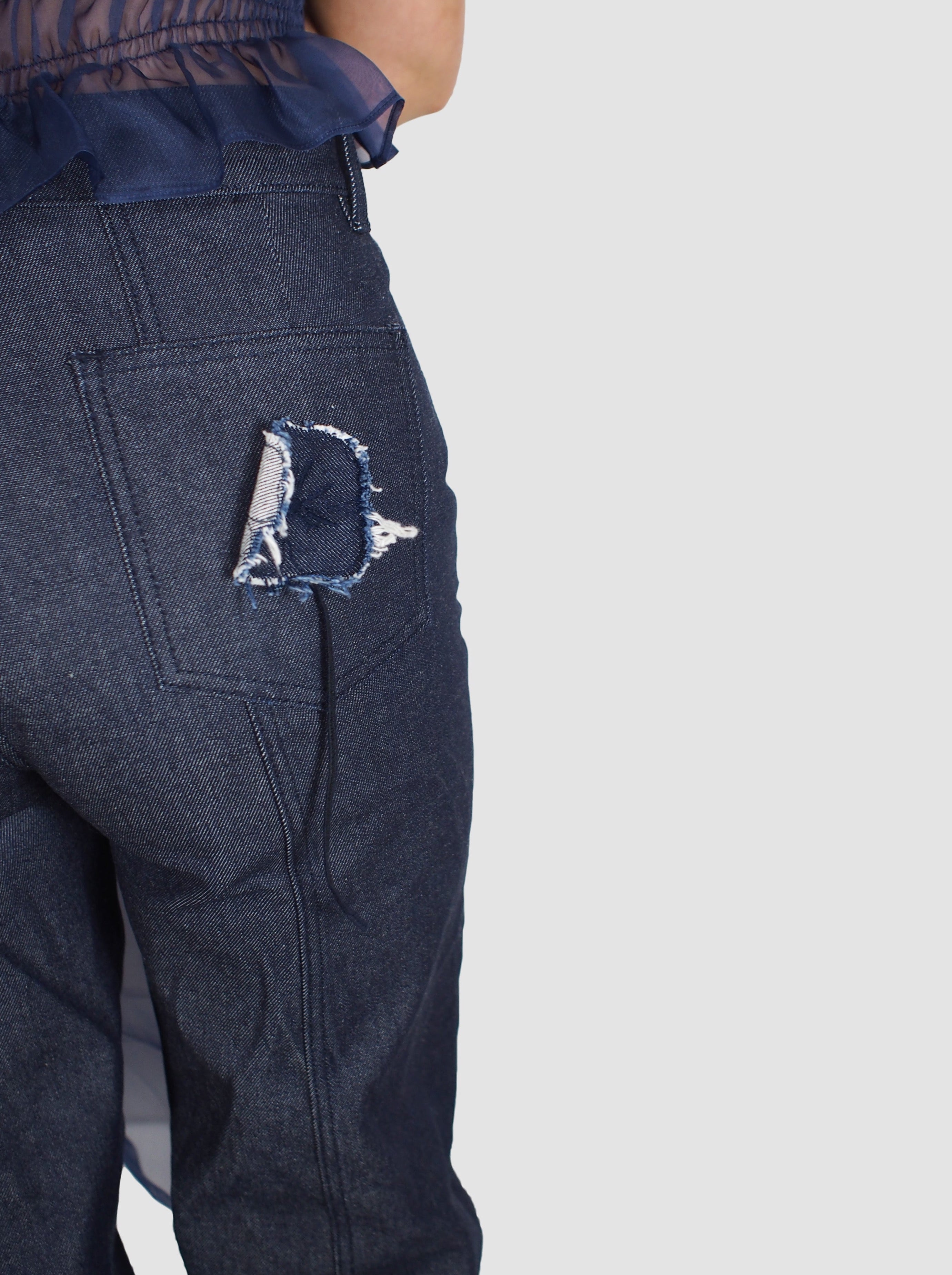 Sixta Trousers Denim Indigo - Indigo